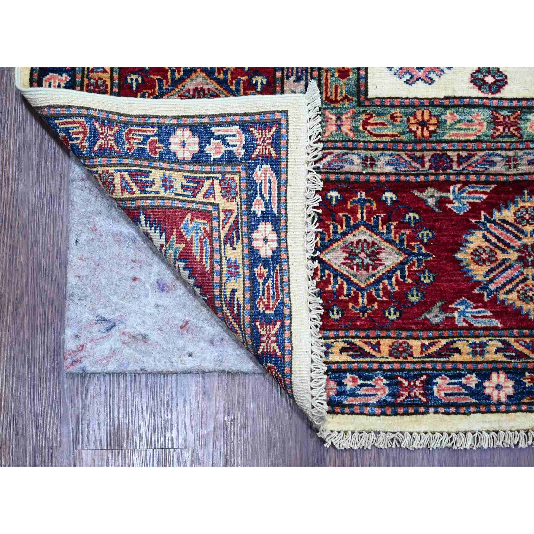 Tribal-Geometric-Hand-Knotted-Rug-106280