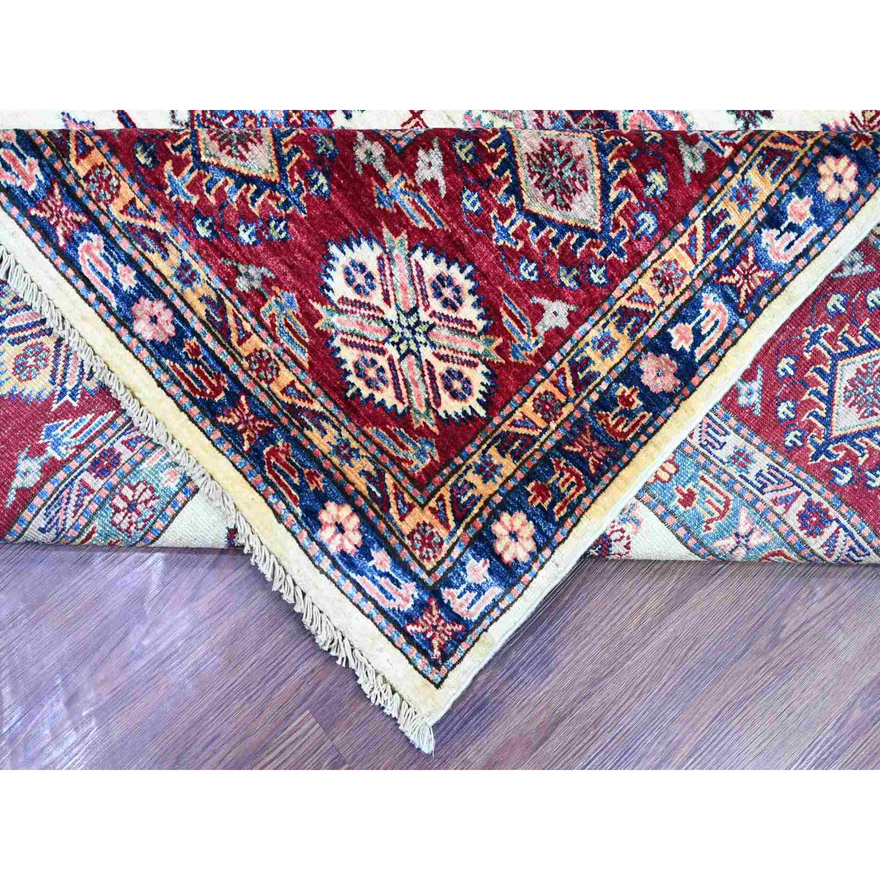 Tribal-Geometric-Hand-Knotted-Rug-106280