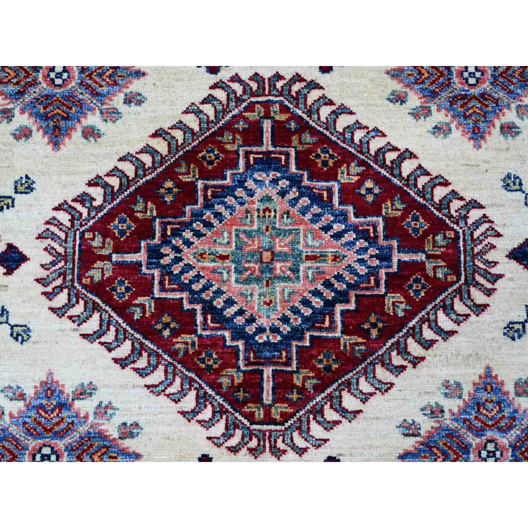 Tribal-Geometric-Hand-Knotted-Rug-106280