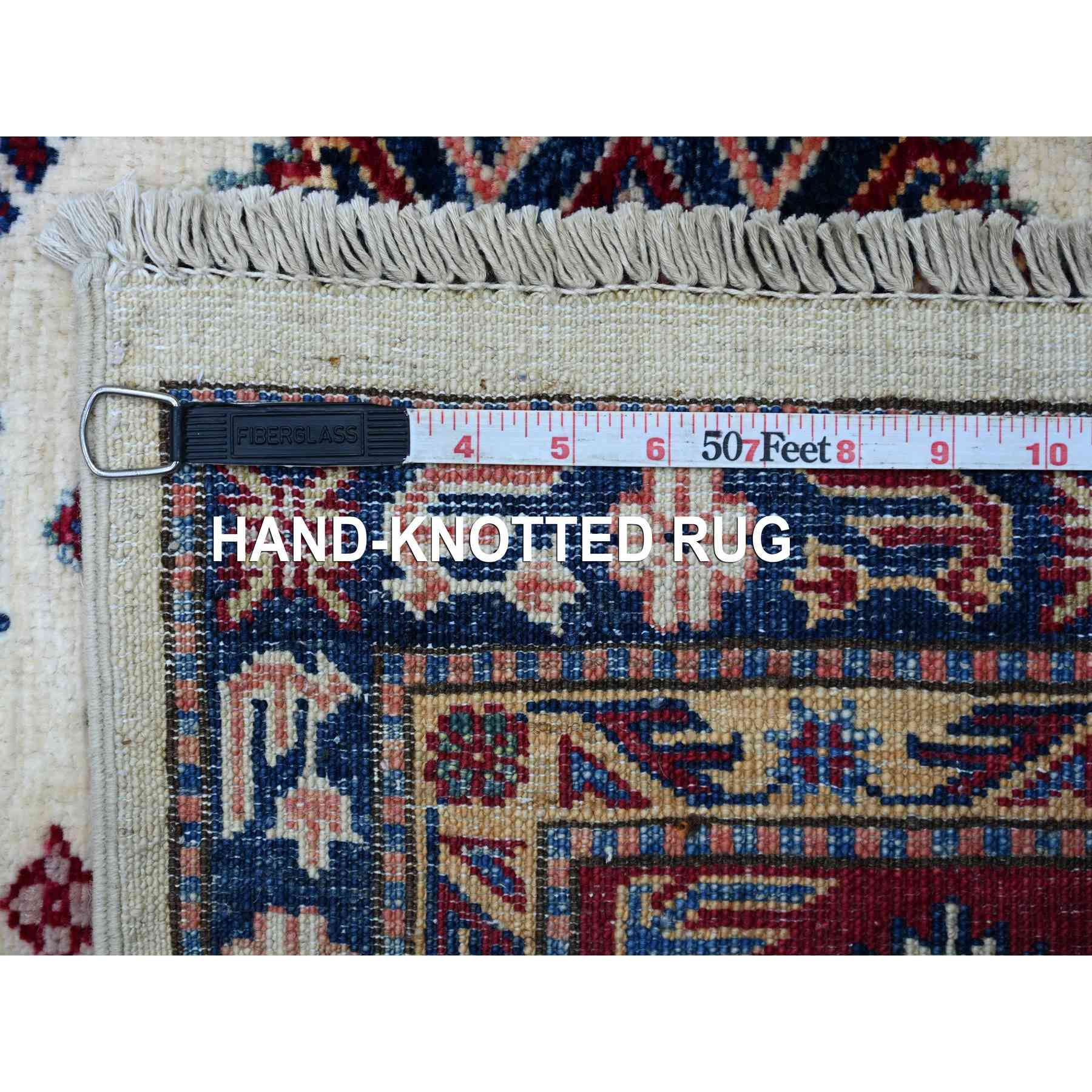 Tribal-Geometric-Hand-Knotted-Rug-106280