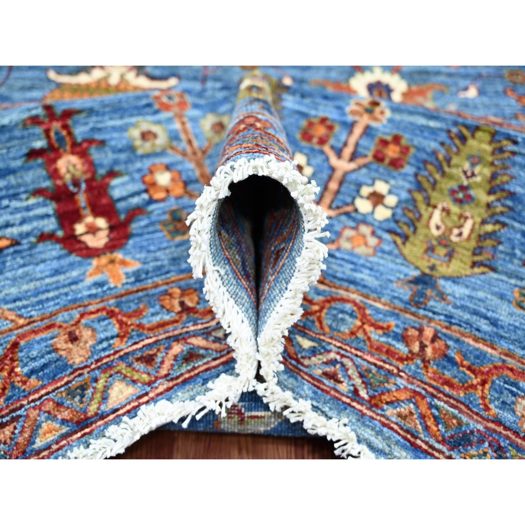 Tribal-Geometric-Hand-Knotted-Rug-106300