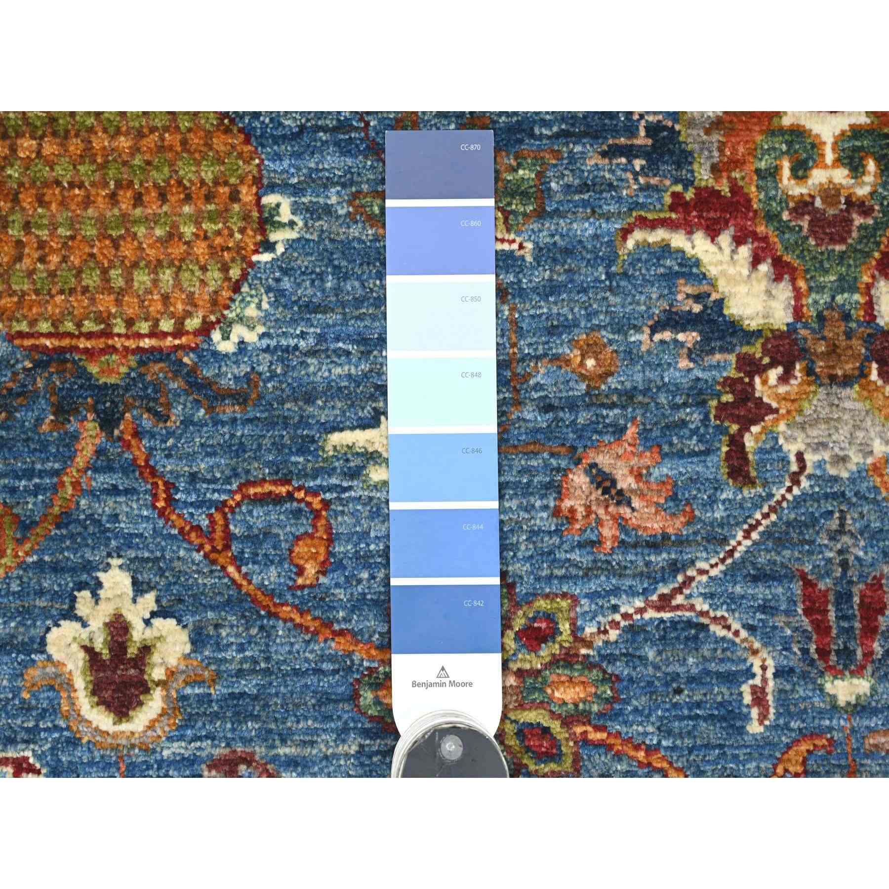 Tribal-Geometric-Hand-Knotted-Rug-106300