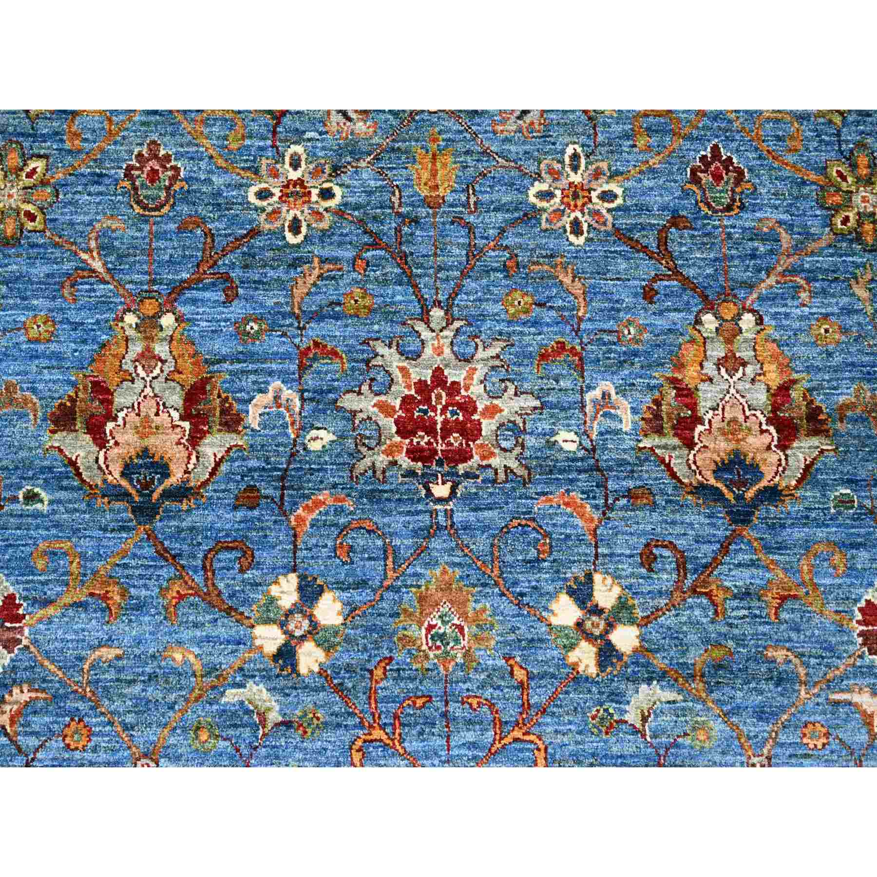 Tribal-Geometric-Hand-Knotted-Rug-106300