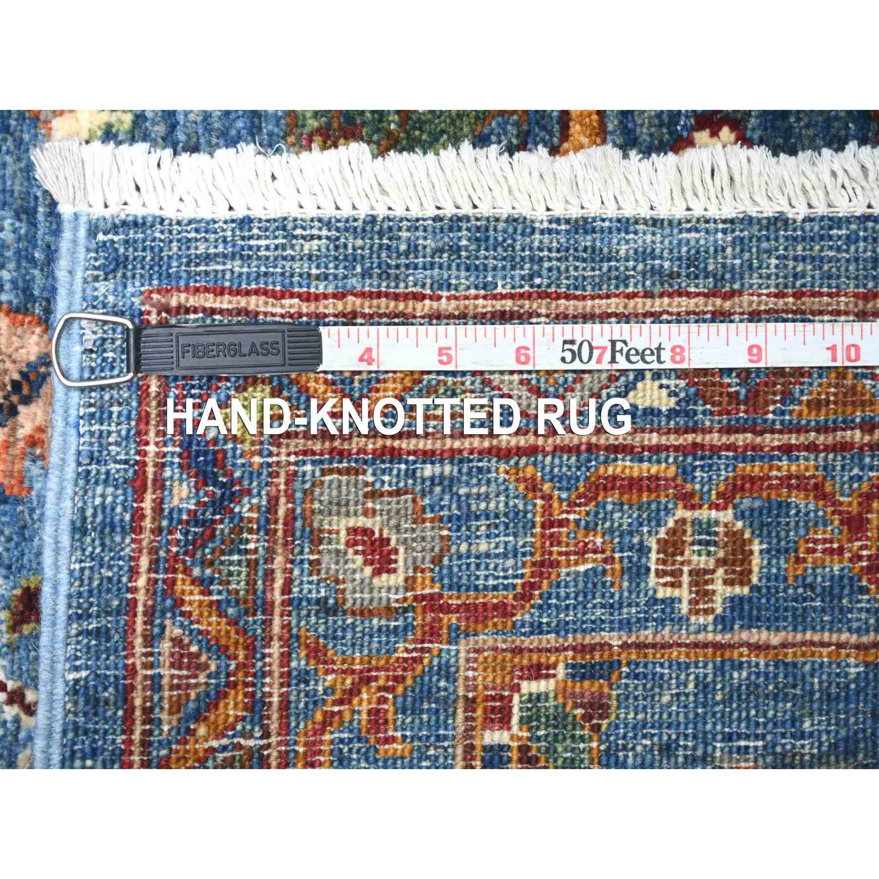 Tribal-Geometric-Hand-Knotted-Rug-106300