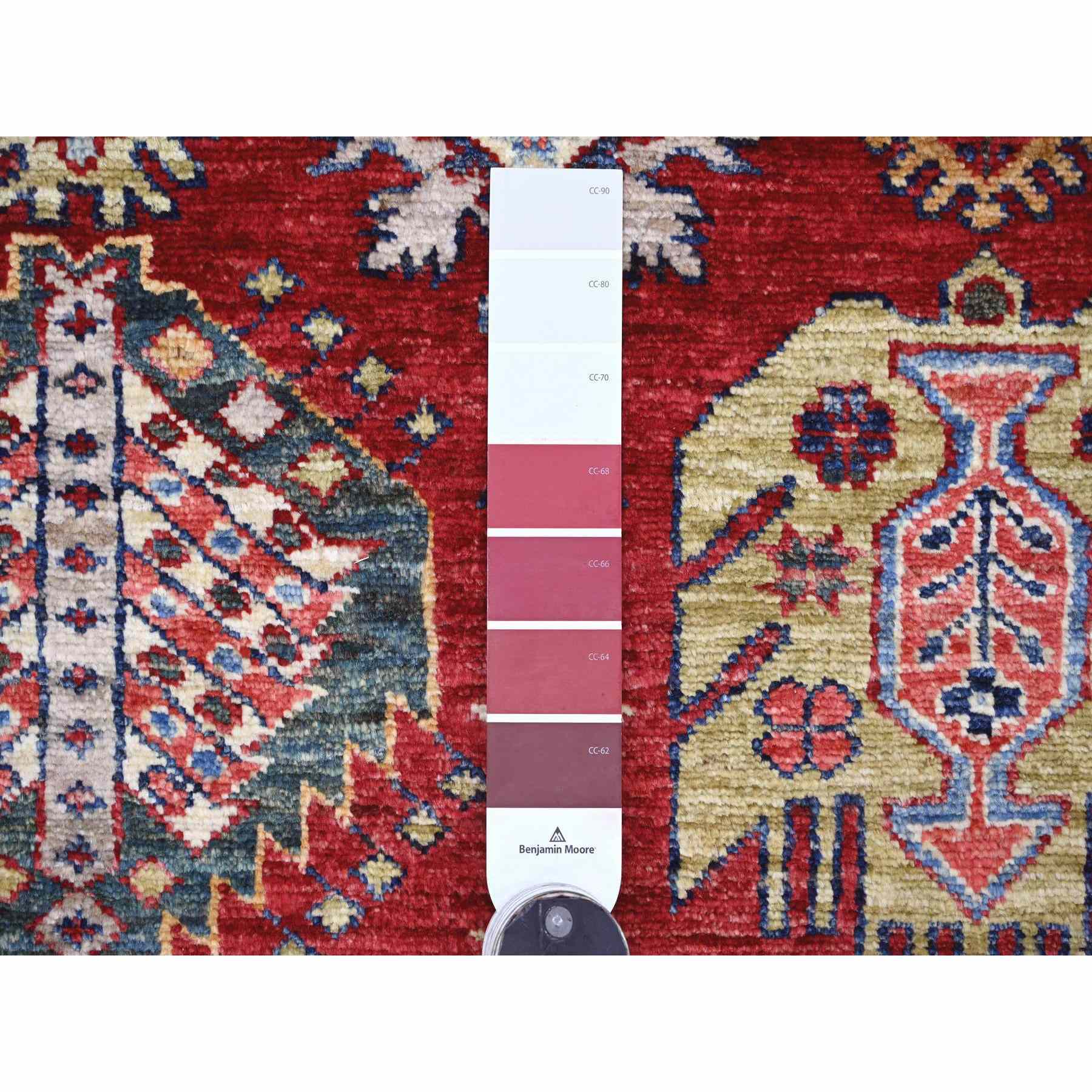 Tribal-Geometric-Hand-Knotted-Rug-106305