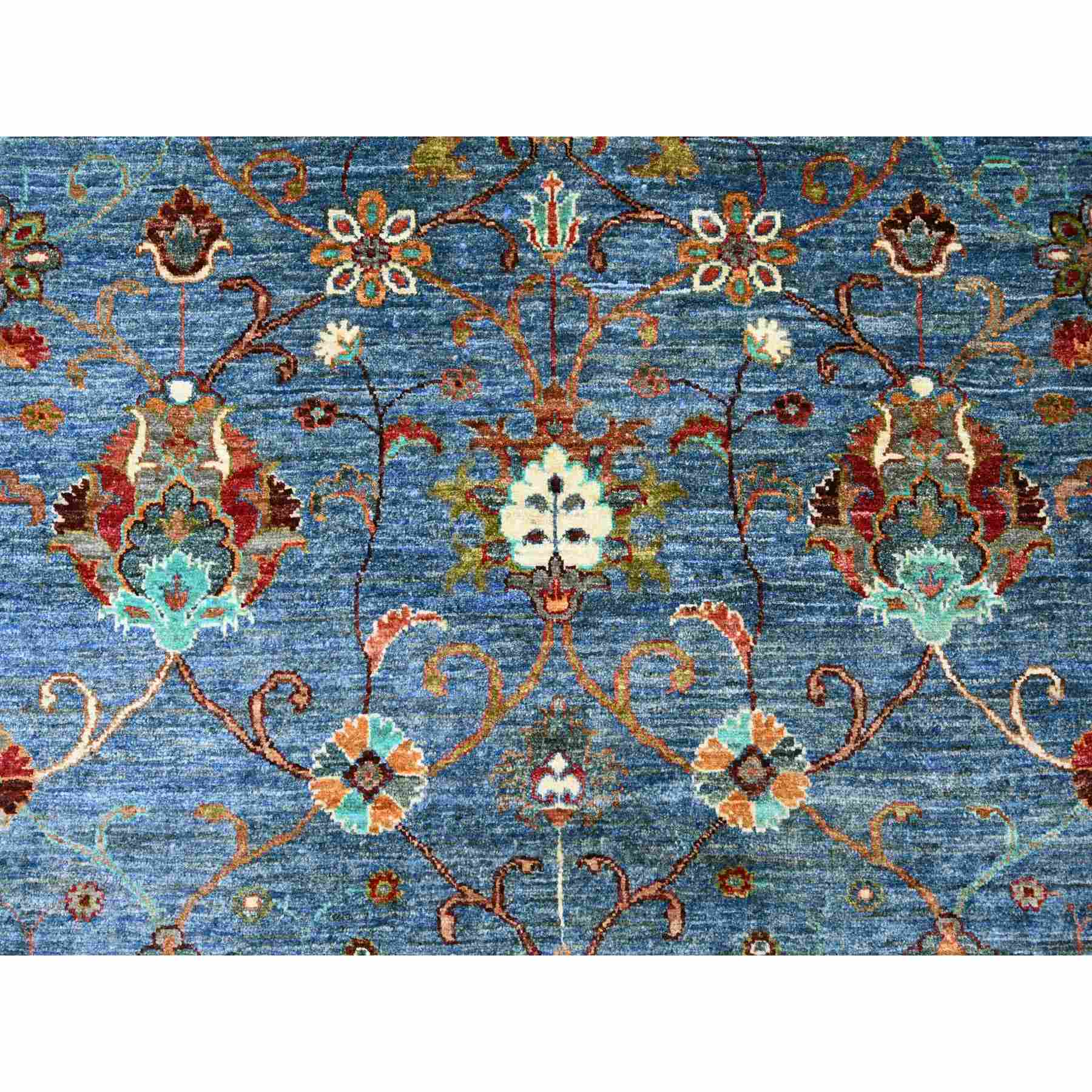 Tribal-Geometric-Hand-Knotted-Rug-106310