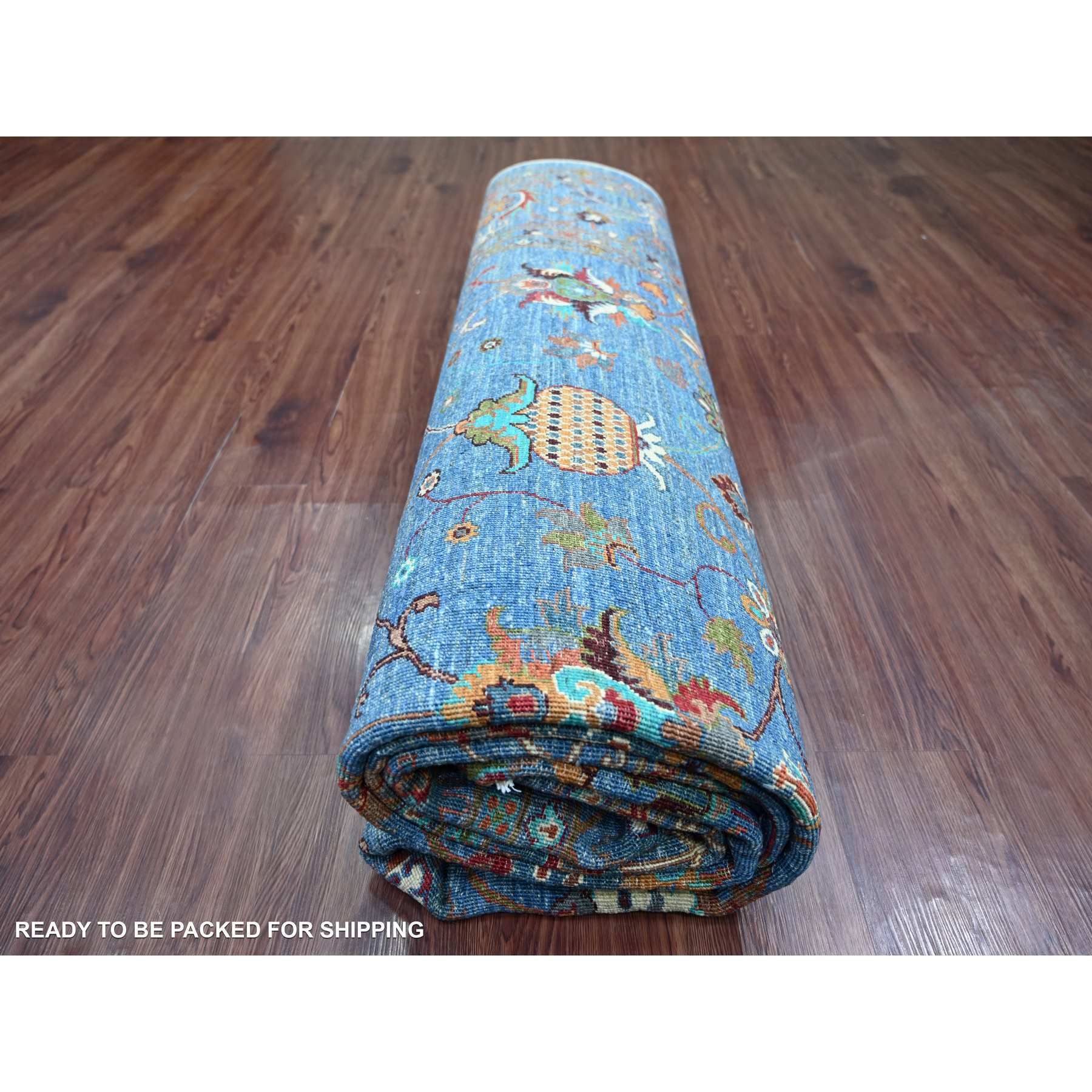 Tribal-Geometric-Hand-Knotted-Rug-106310