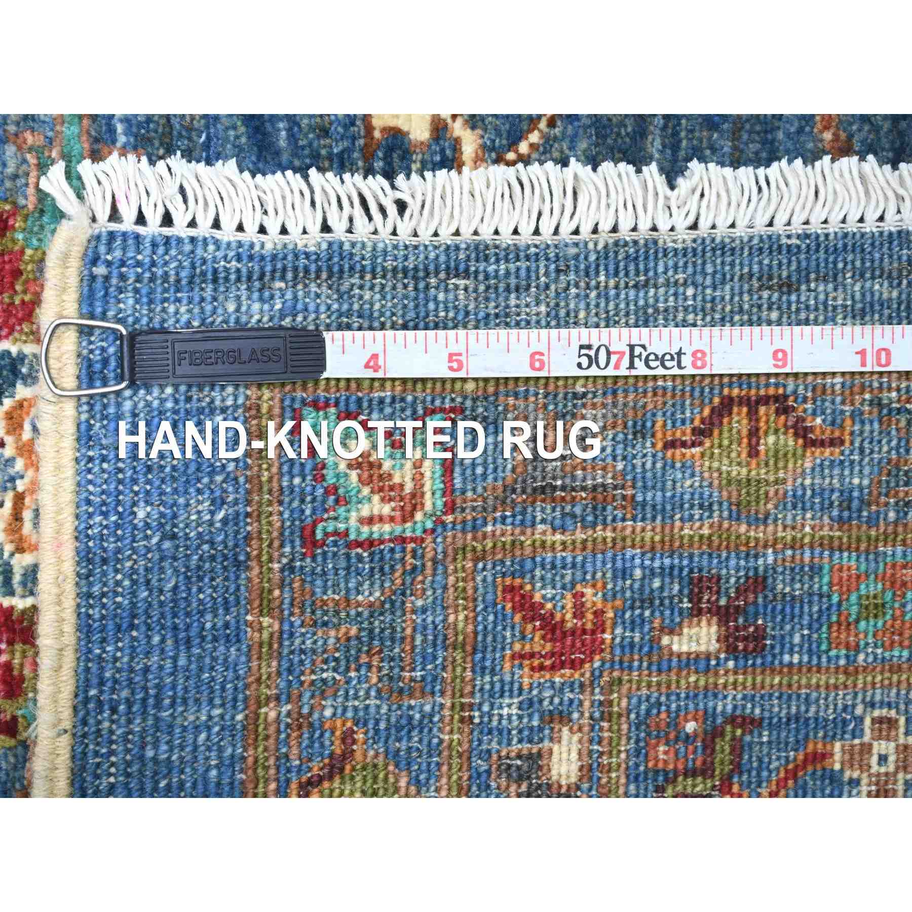 Tribal-Geometric-Hand-Knotted-Rug-106310