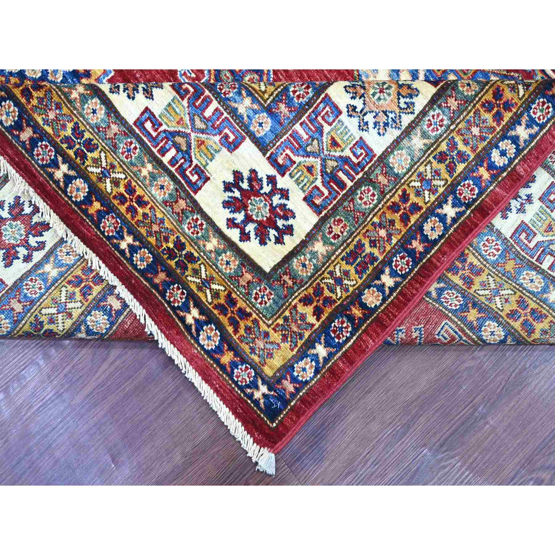 Tribal-Geometric-Hand-Knotted-Rug-106315