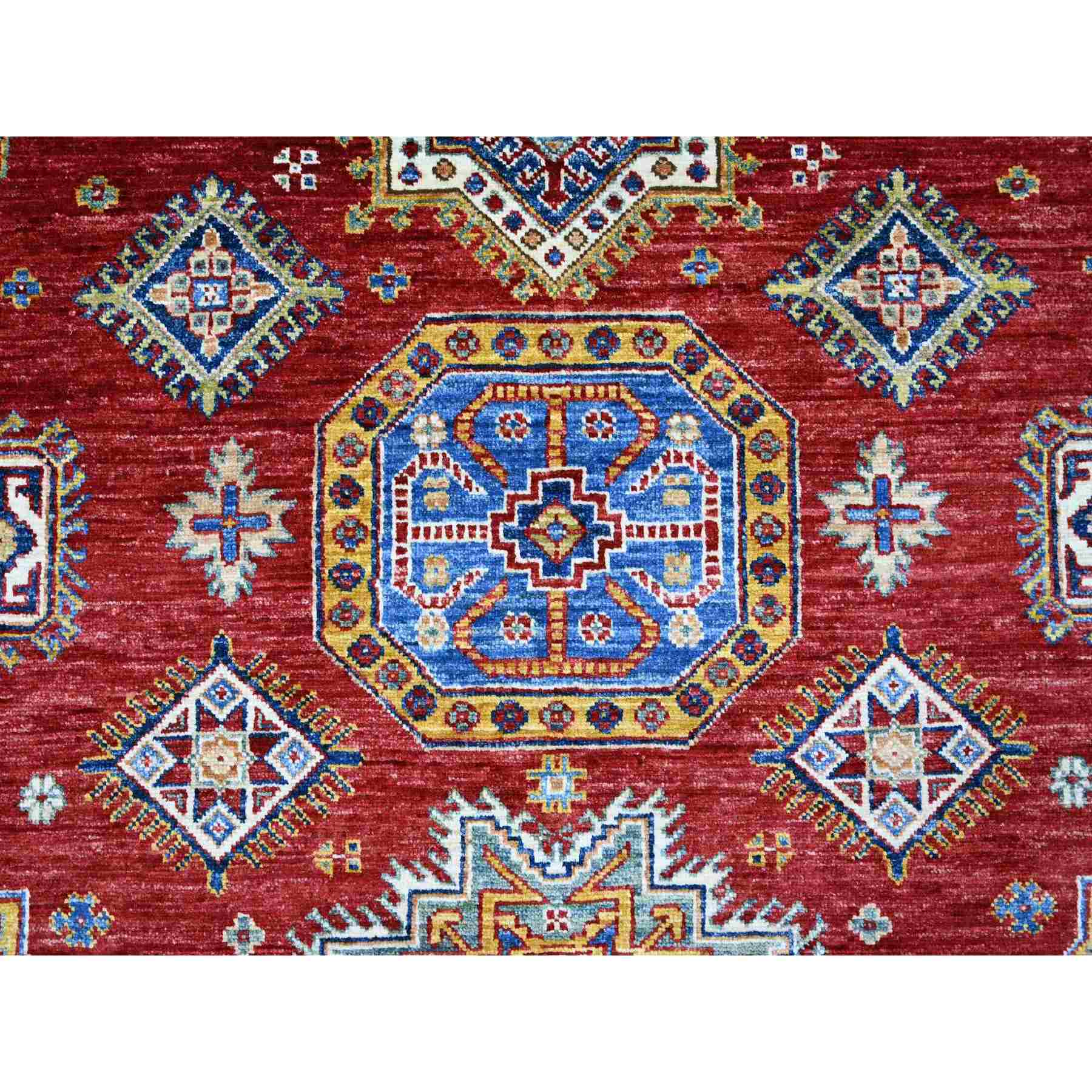 Tribal-Geometric-Hand-Knotted-Rug-106315