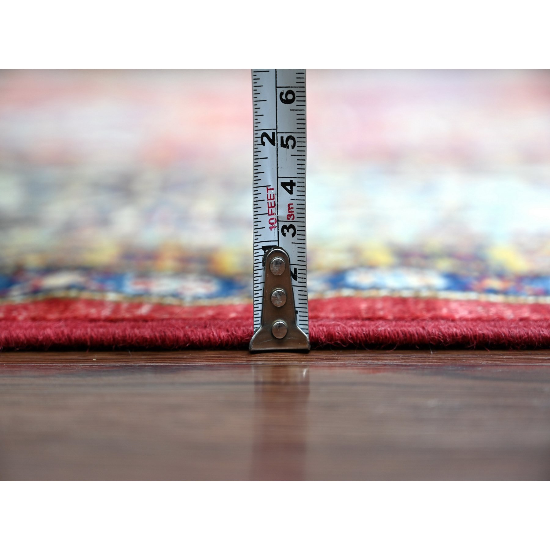 Tribal-Geometric-Hand-Knotted-Rug-106315