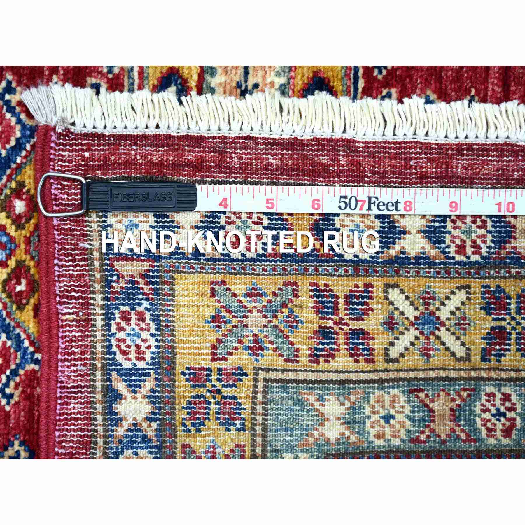 Tribal-Geometric-Hand-Knotted-Rug-106315