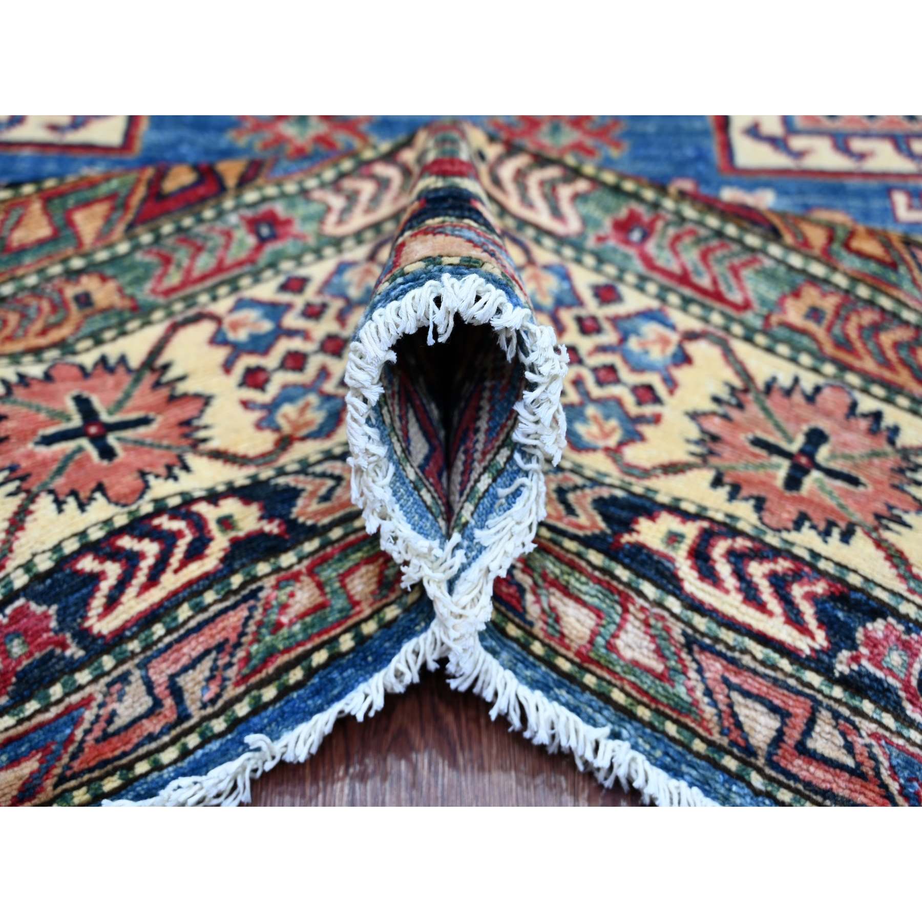 Tribal-Geometric-Hand-Knotted-Rug-106320
