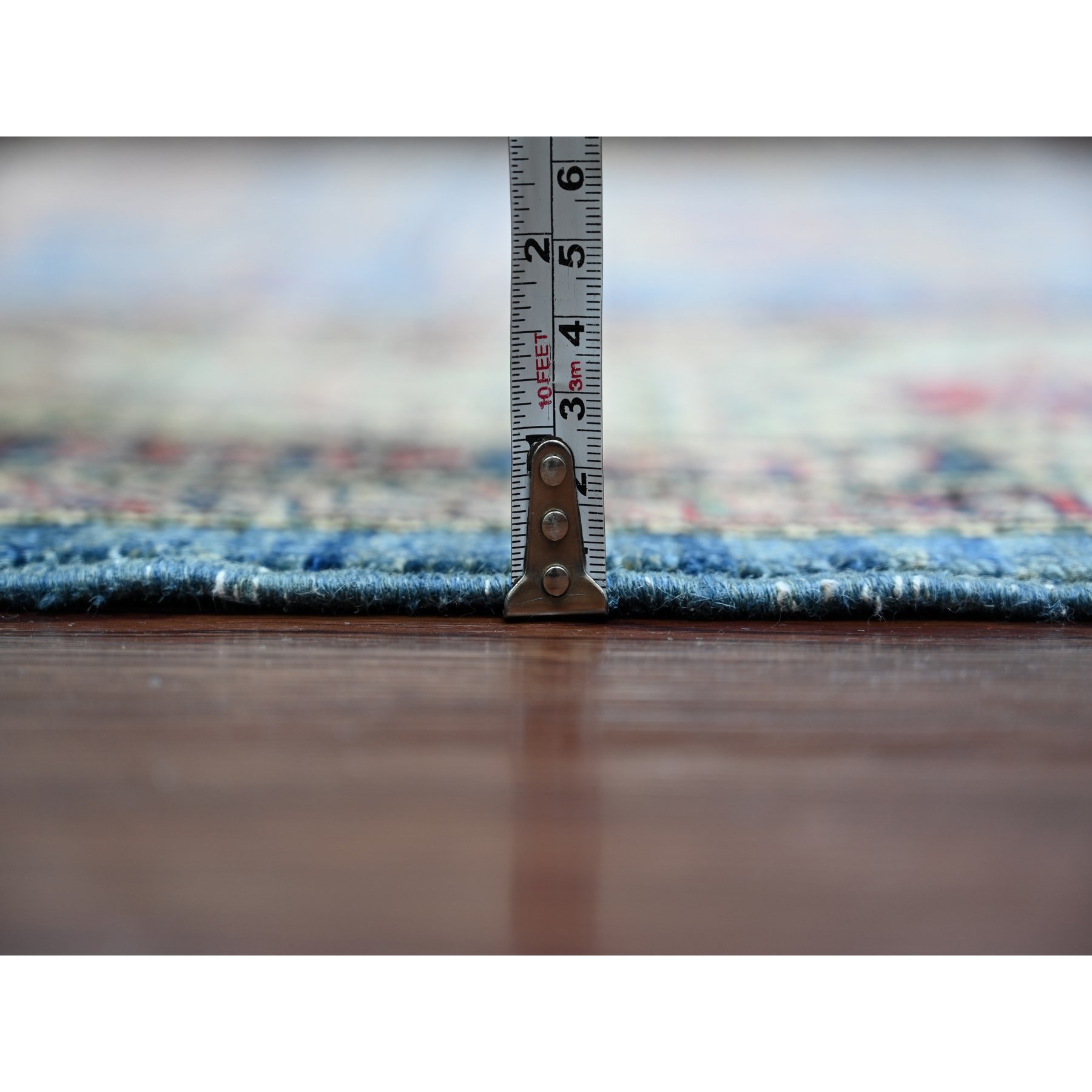 Tribal-Geometric-Hand-Knotted-Rug-106320