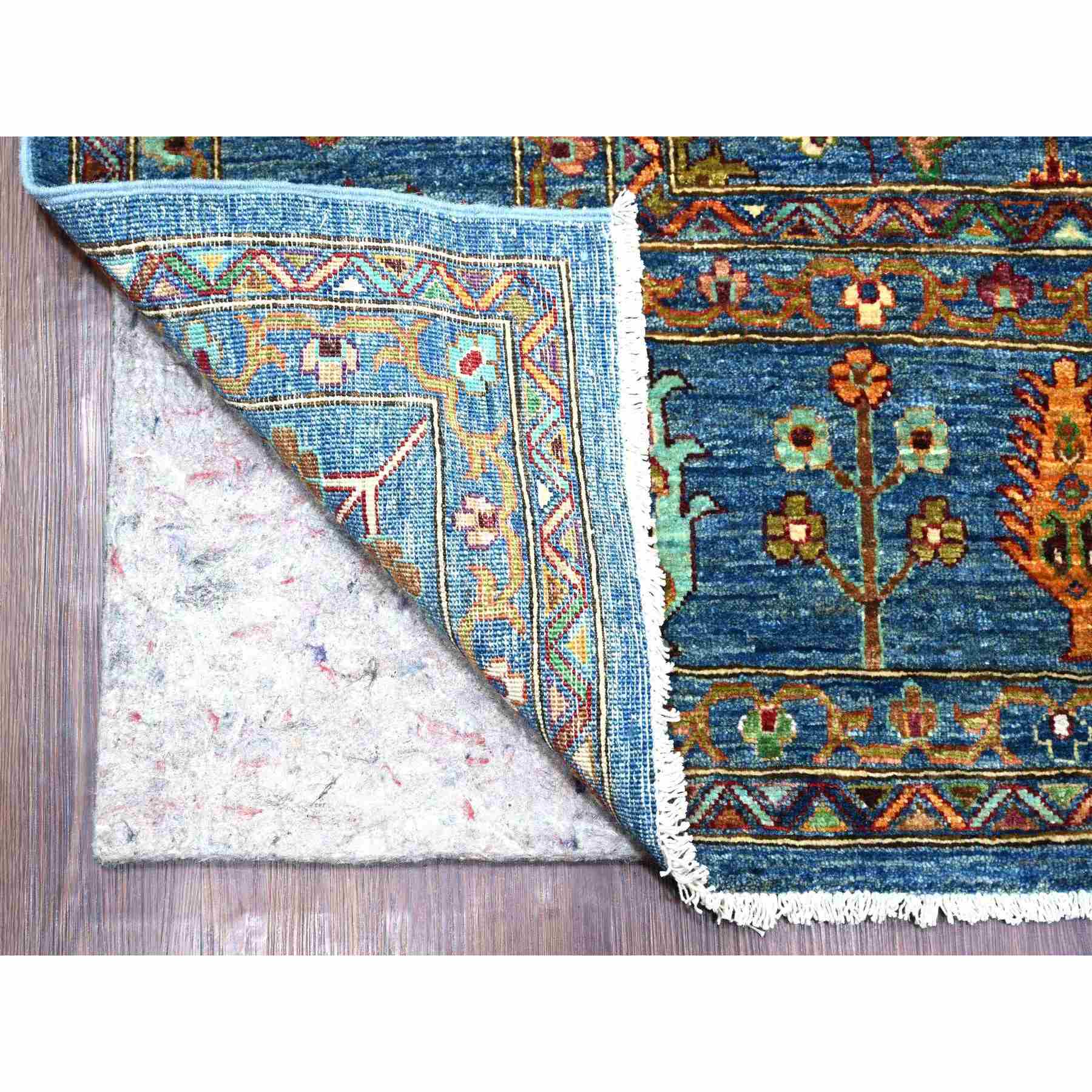 Tribal-Geometric-Hand-Knotted-Rug-106325
