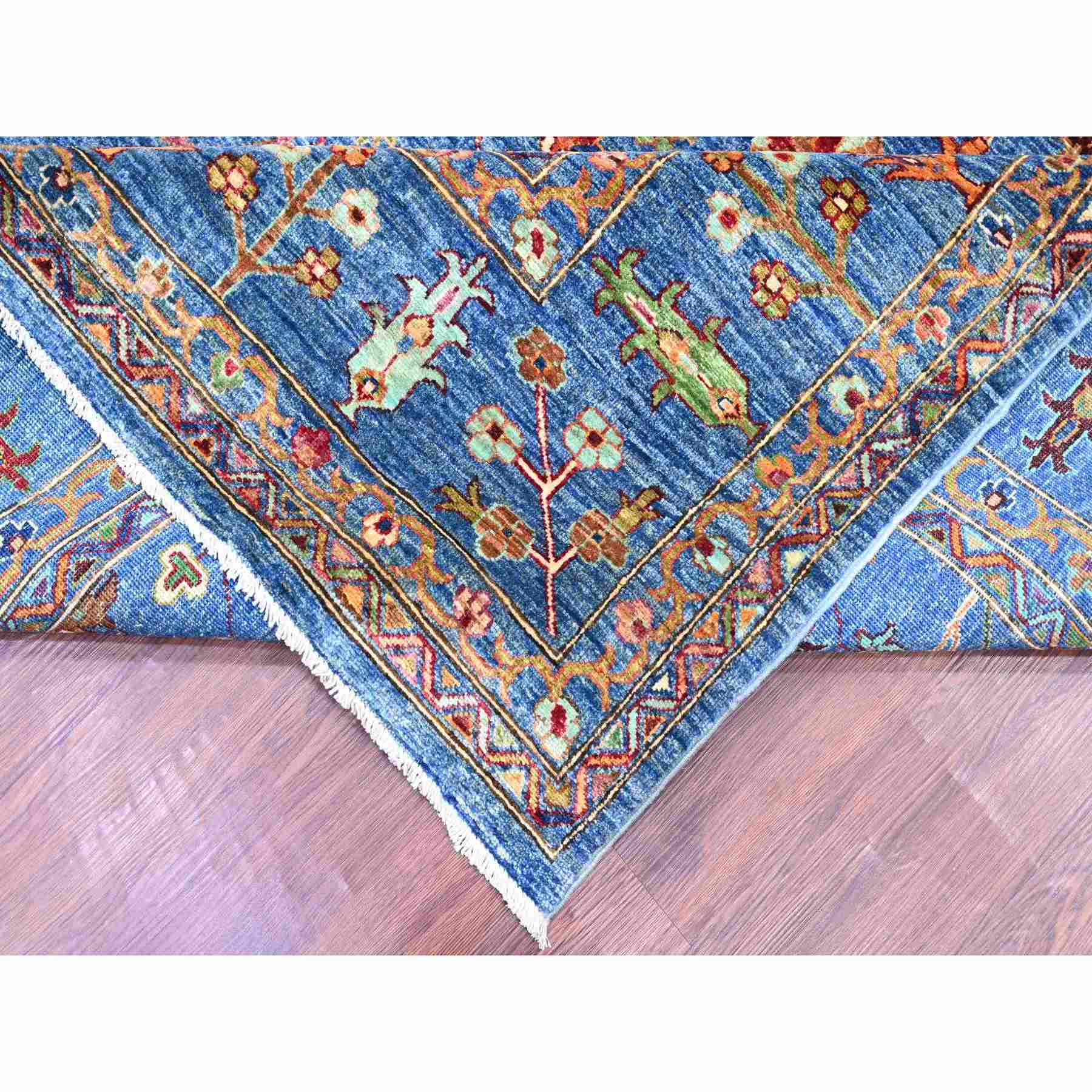 Tribal-Geometric-Hand-Knotted-Rug-106325