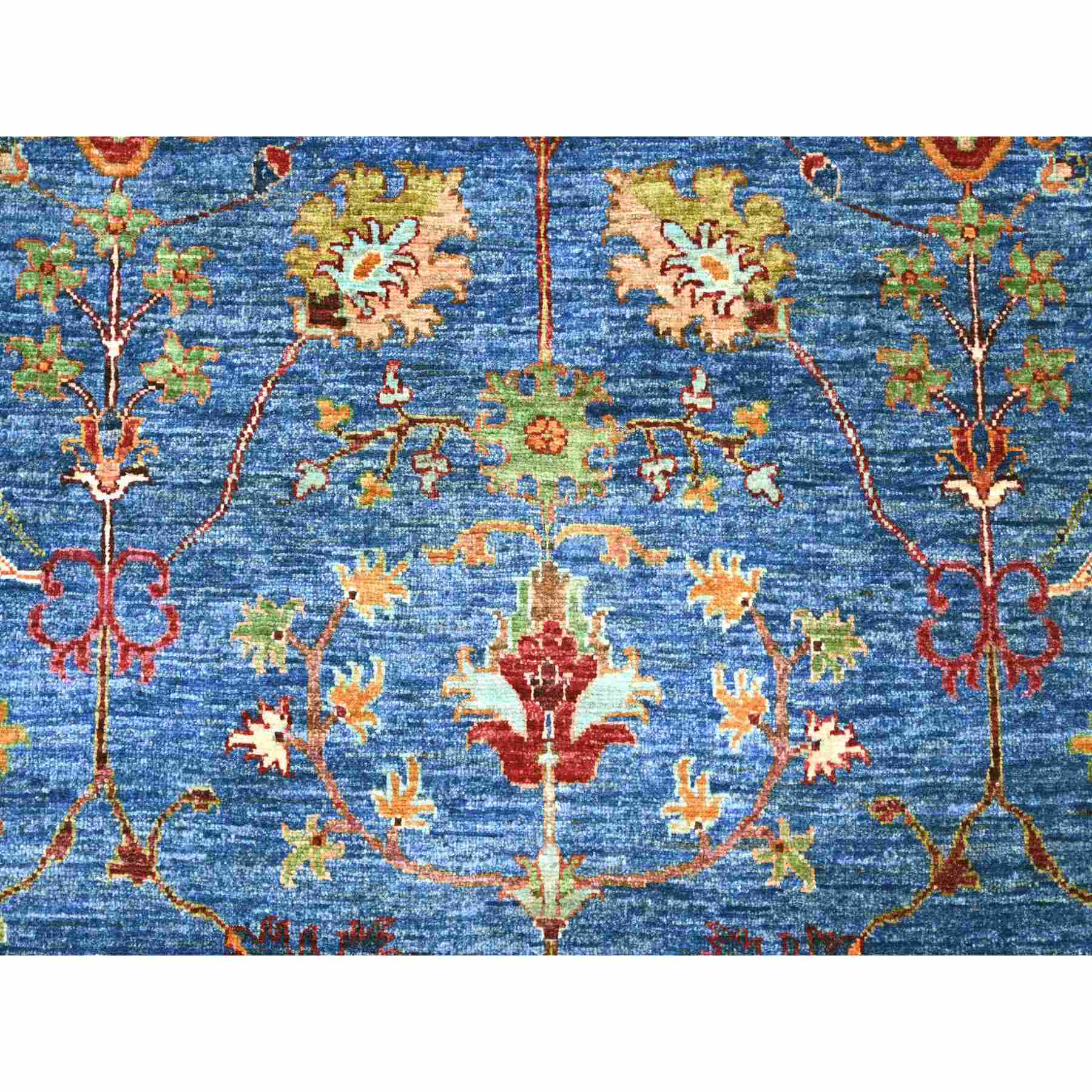 Tribal-Geometric-Hand-Knotted-Rug-106325