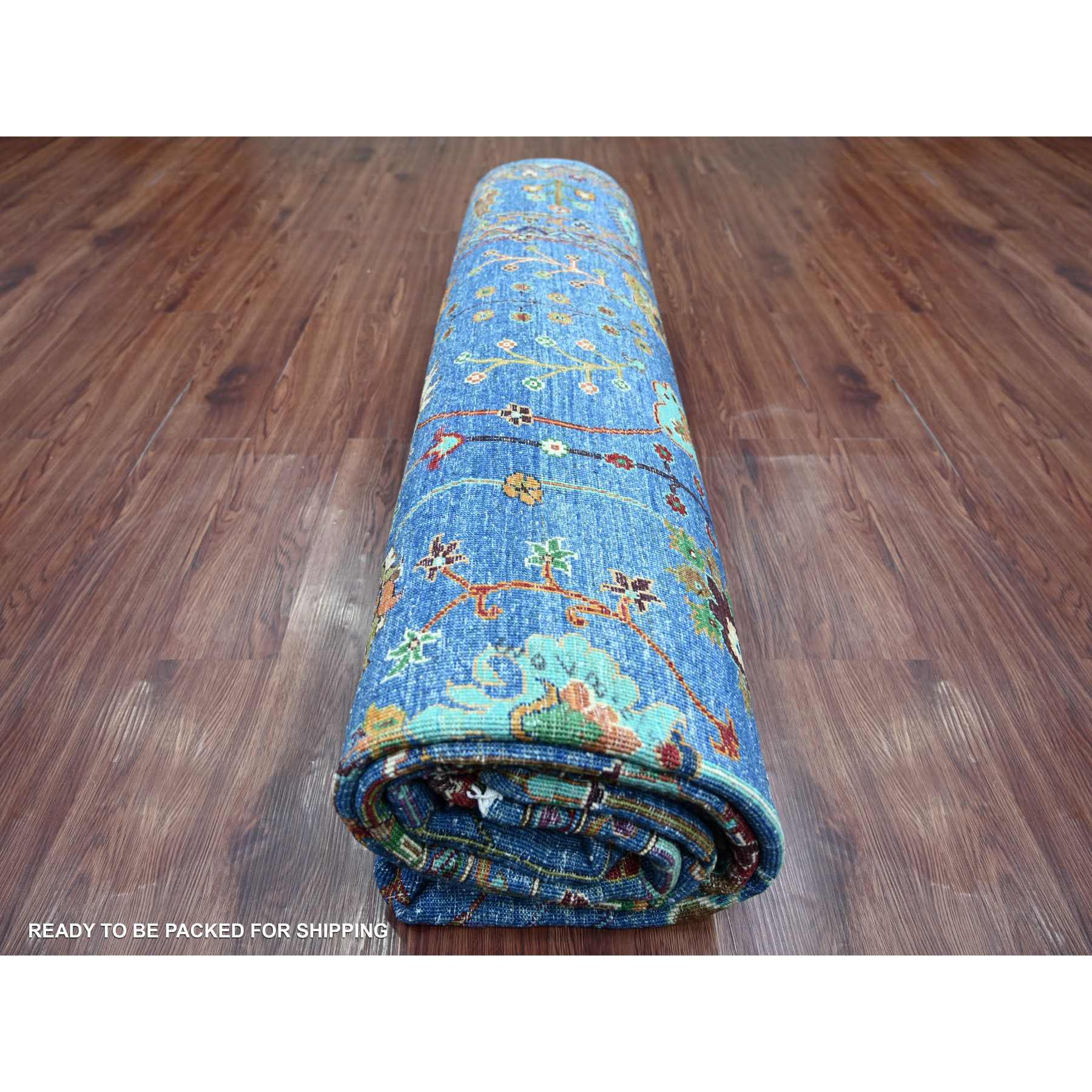 Tribal-Geometric-Hand-Knotted-Rug-106325