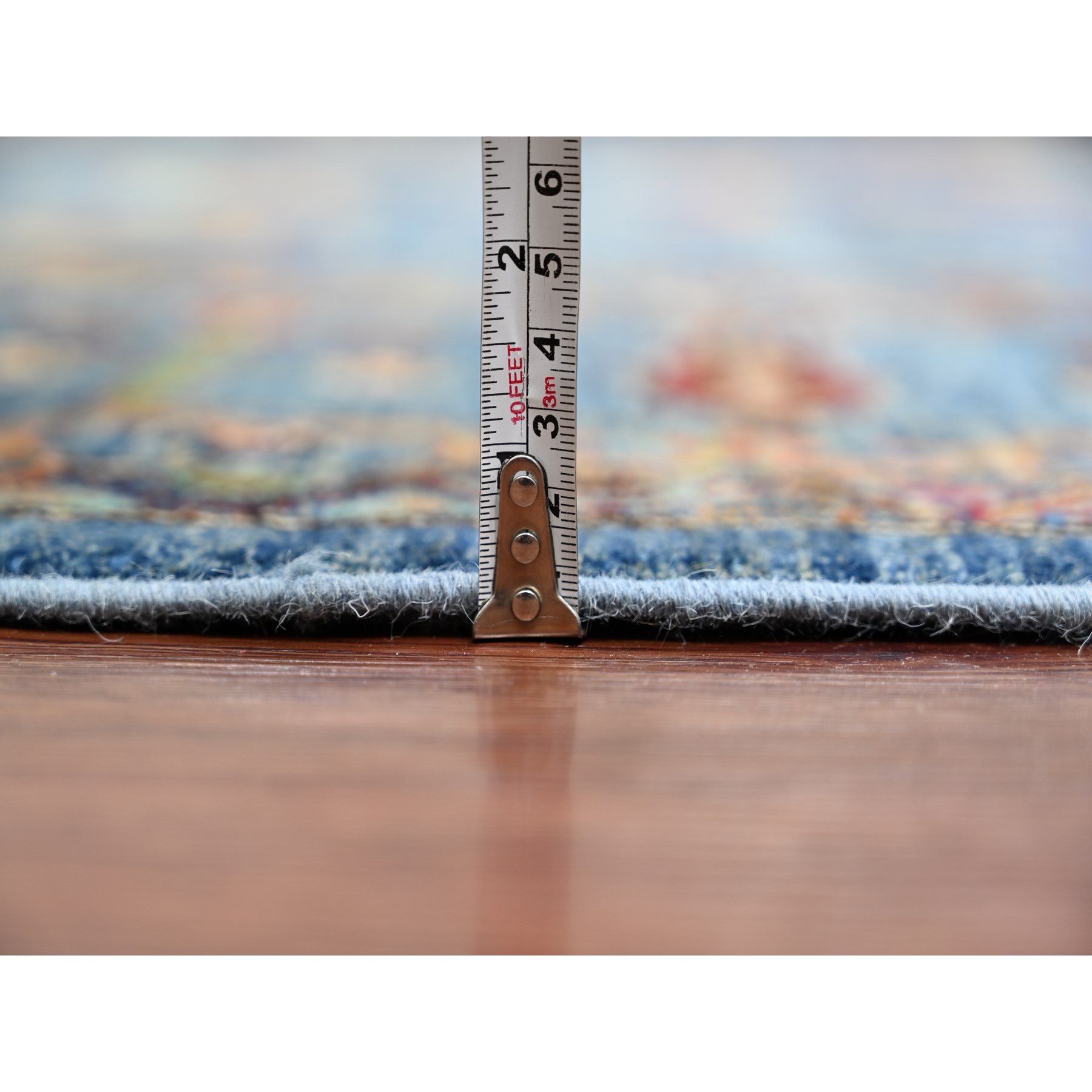 Tribal-Geometric-Hand-Knotted-Rug-106325