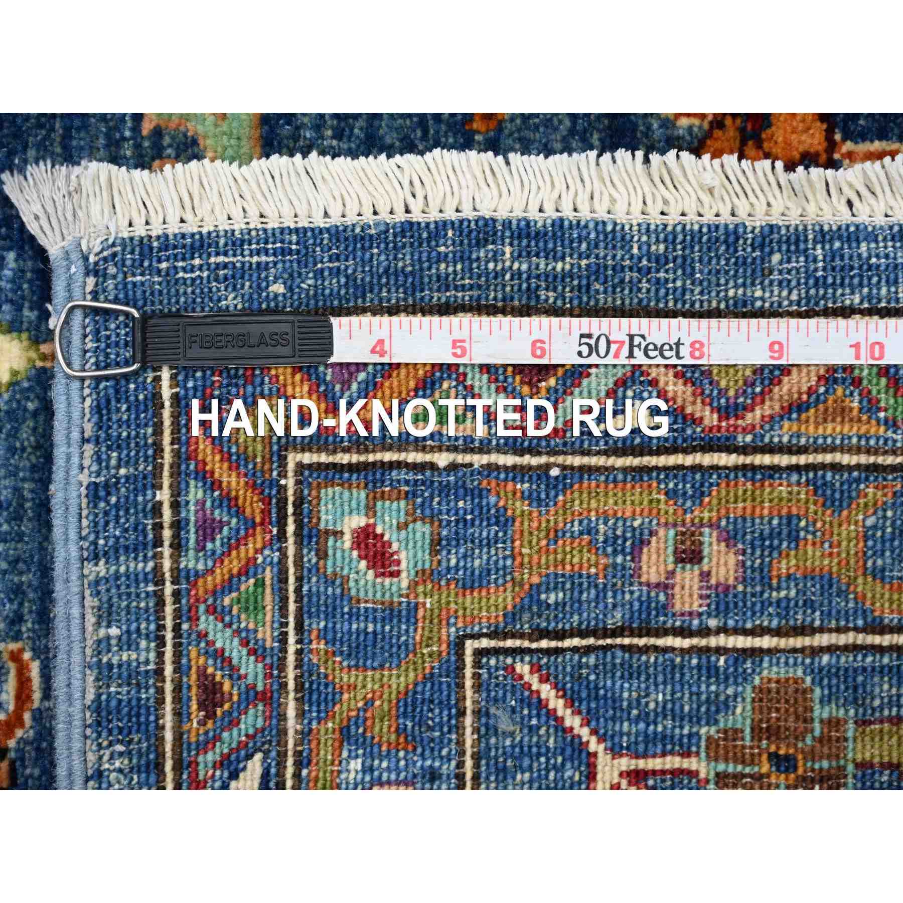 Tribal-Geometric-Hand-Knotted-Rug-106325
