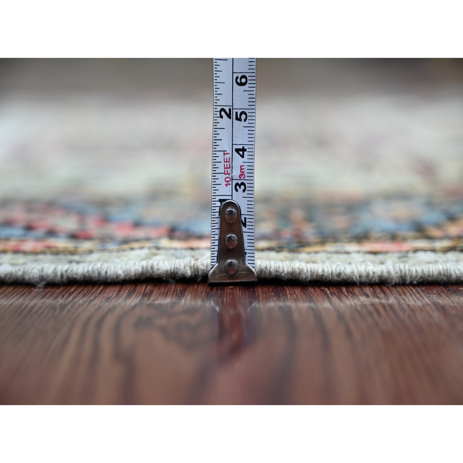 Tribal-Geometric-Hand-Knotted-Rug-106330