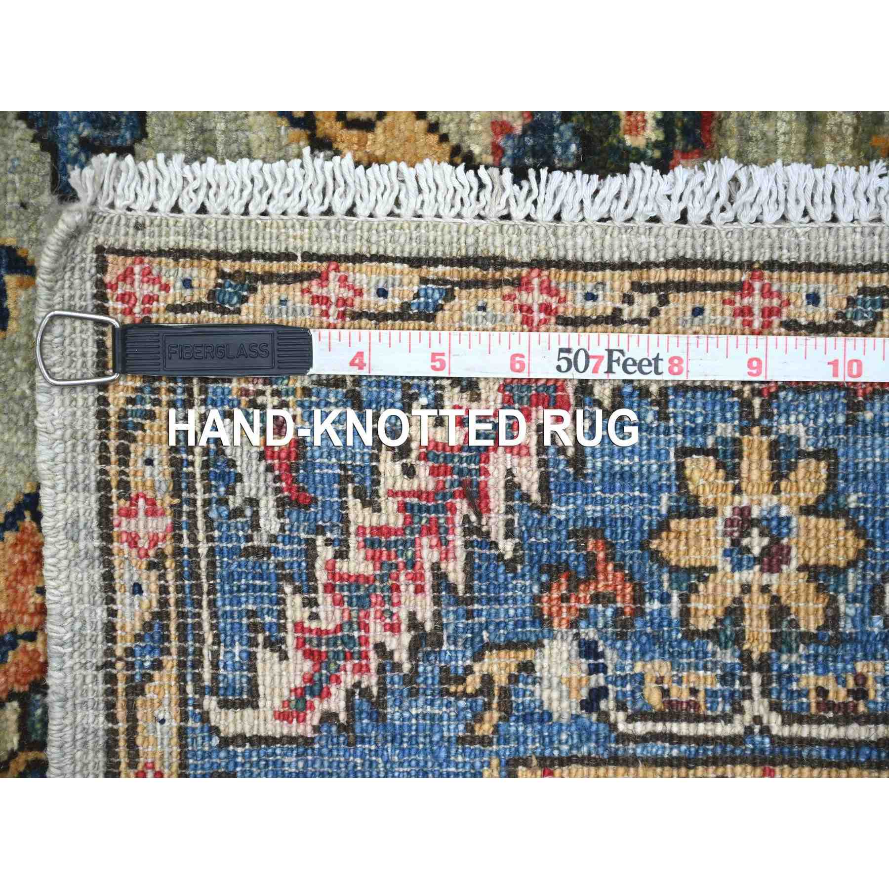 Tribal-Geometric-Hand-Knotted-Rug-106330