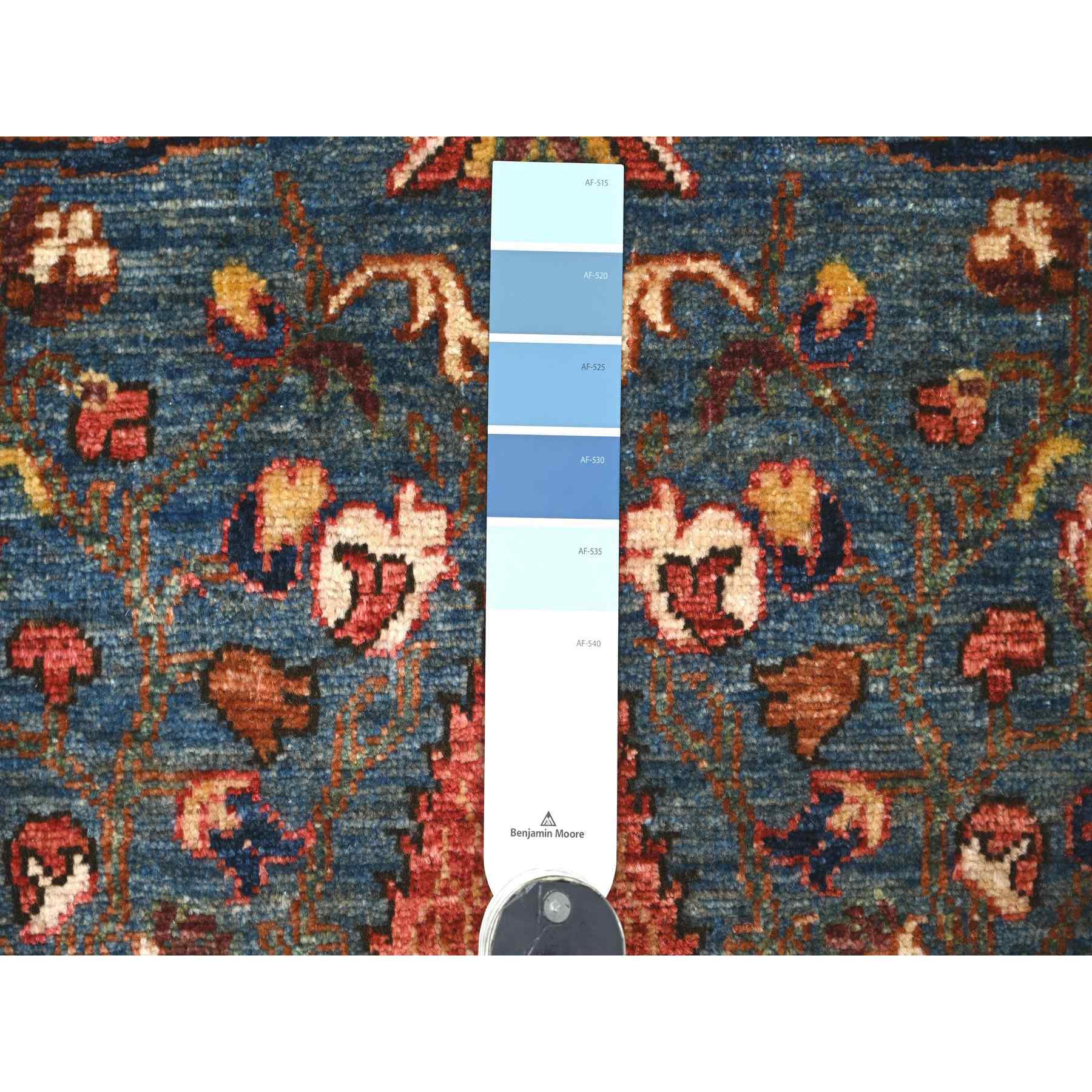 Tribal-Geometric-Hand-Knotted-Rug-106335