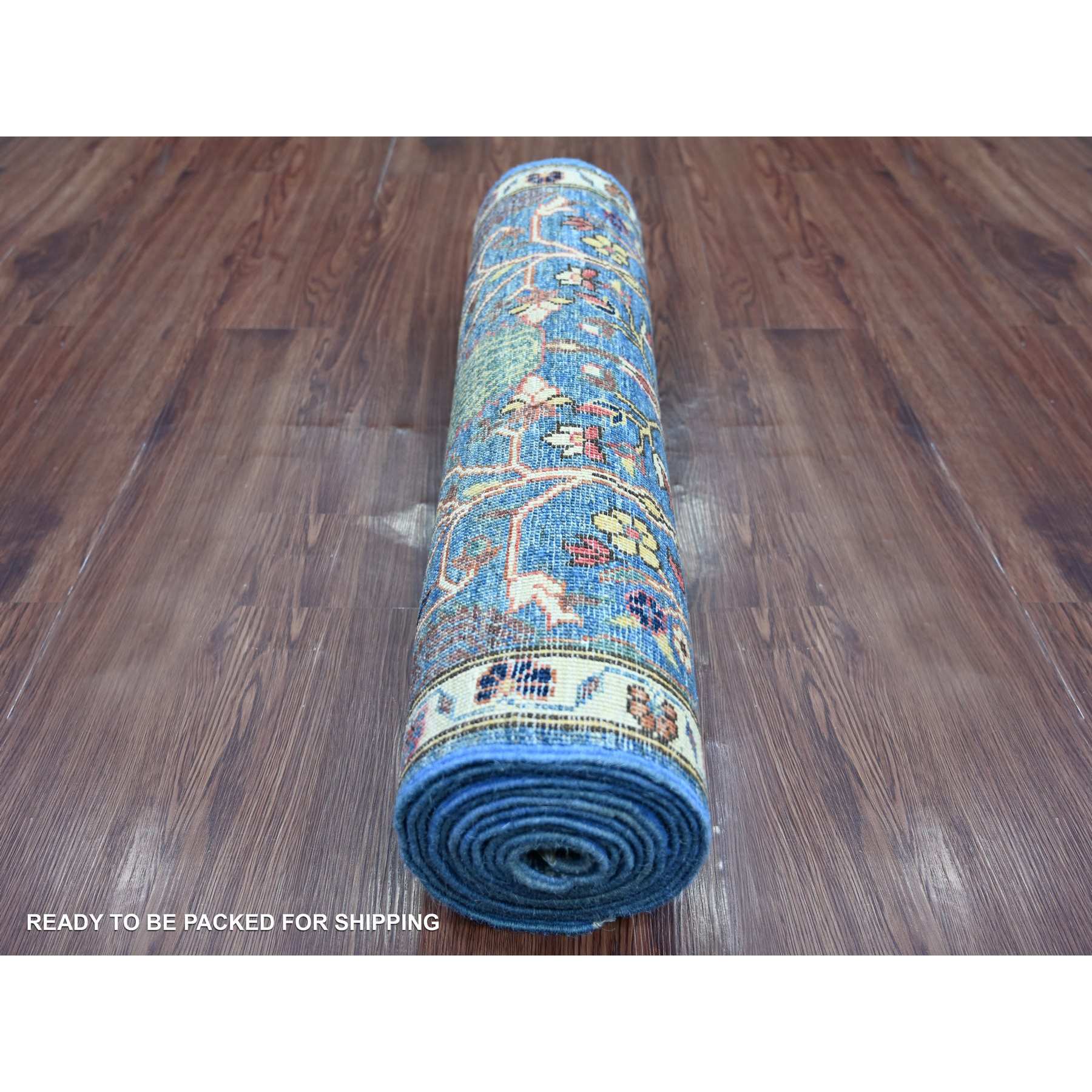 Tribal-Geometric-Hand-Knotted-Rug-106335