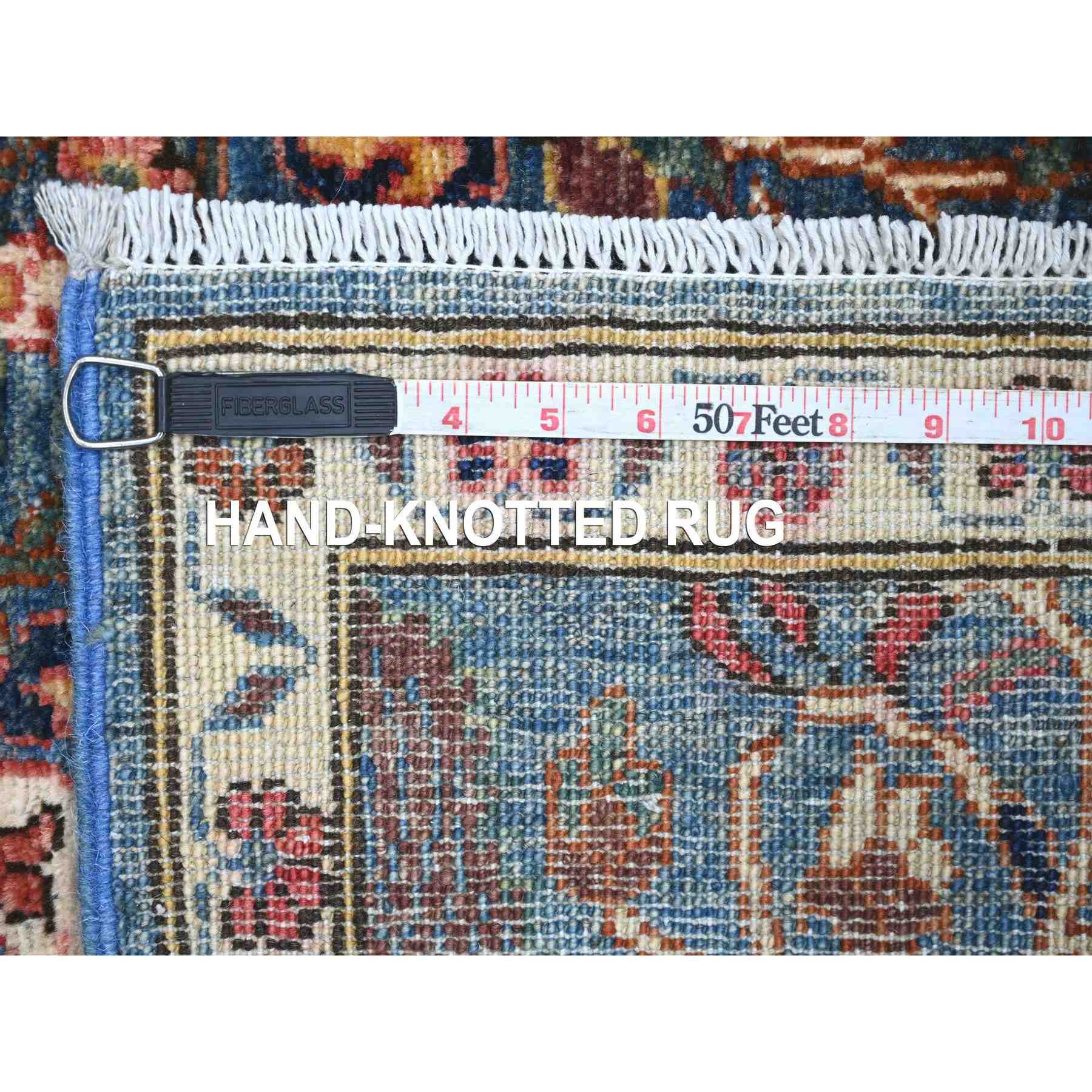 Tribal-Geometric-Hand-Knotted-Rug-106335
