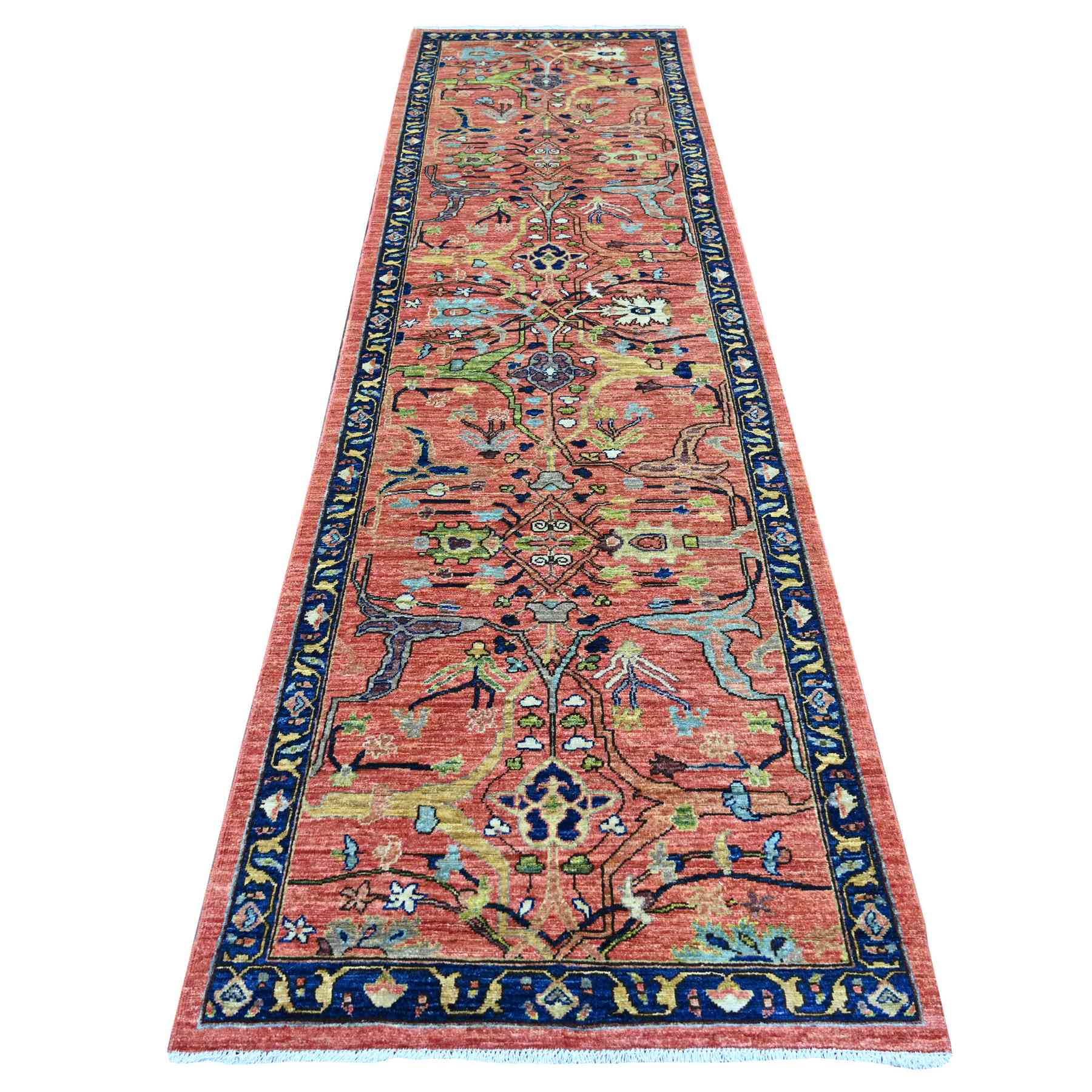 Tribal-Geometric-Hand-Knotted-Rug-106340