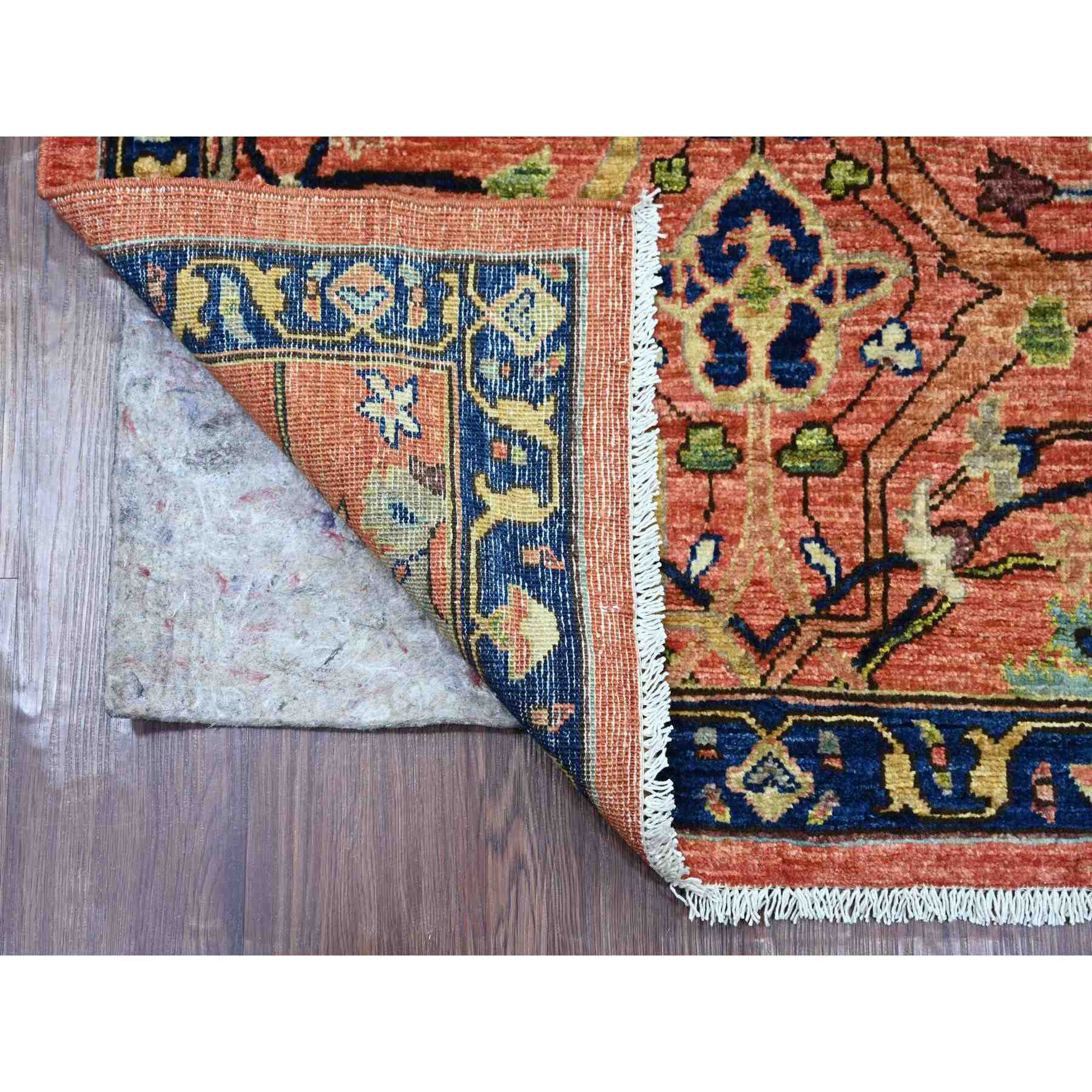 Tribal-Geometric-Hand-Knotted-Rug-106340