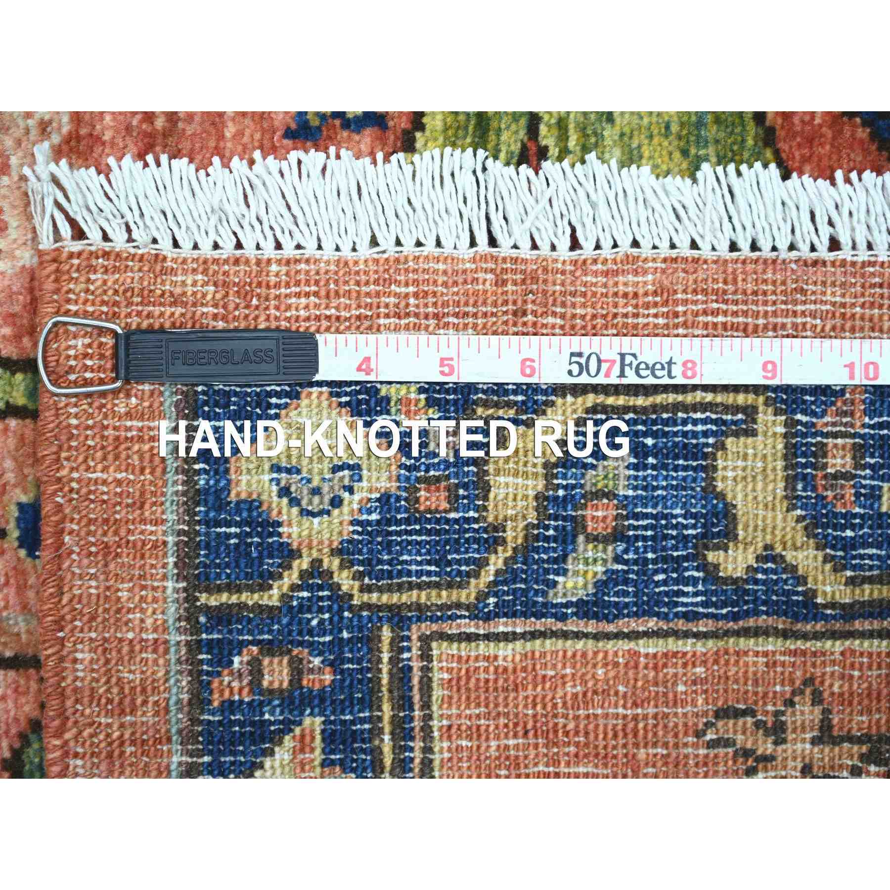 Tribal-Geometric-Hand-Knotted-Rug-106340