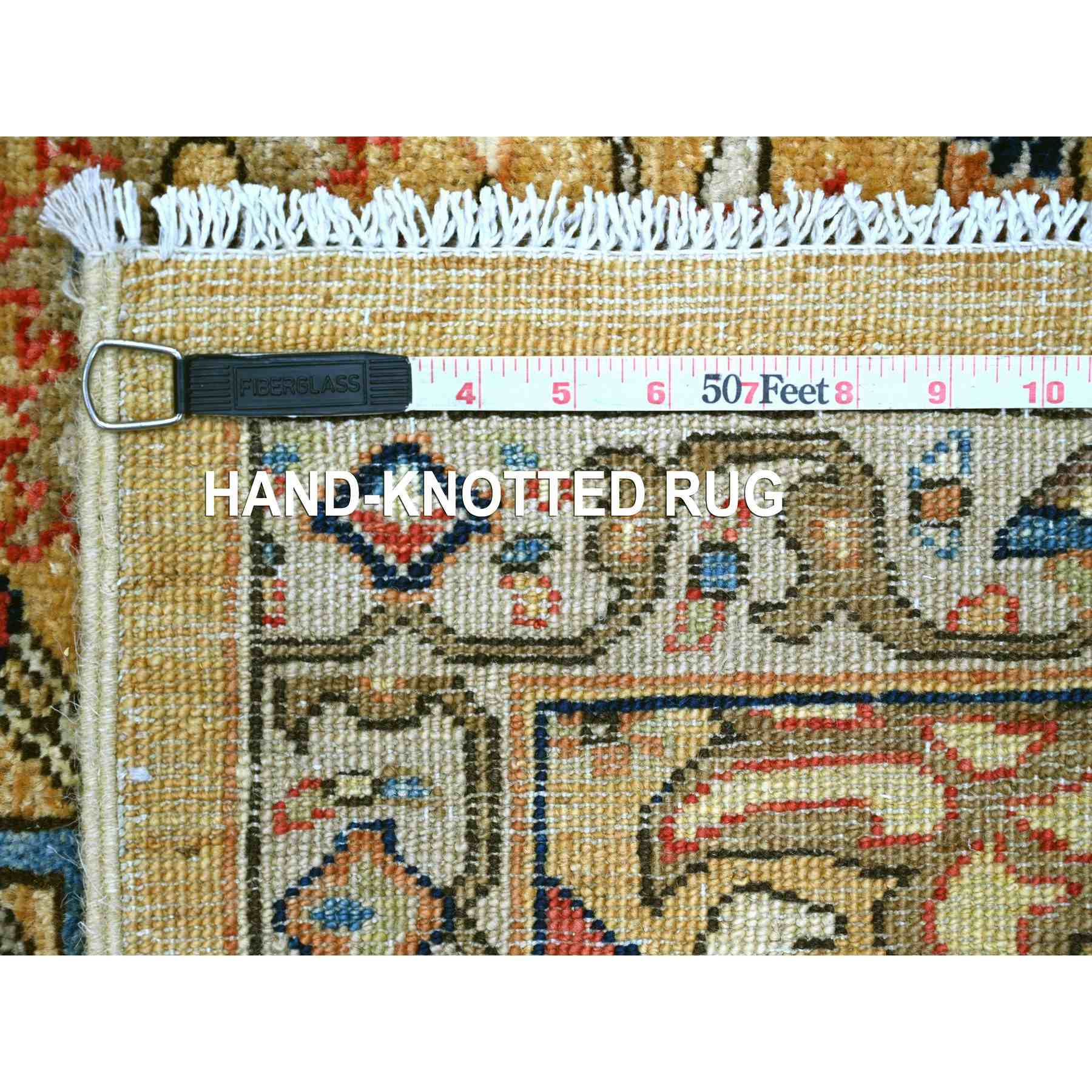 Tribal-Geometric-Hand-Knotted-Rug-106345