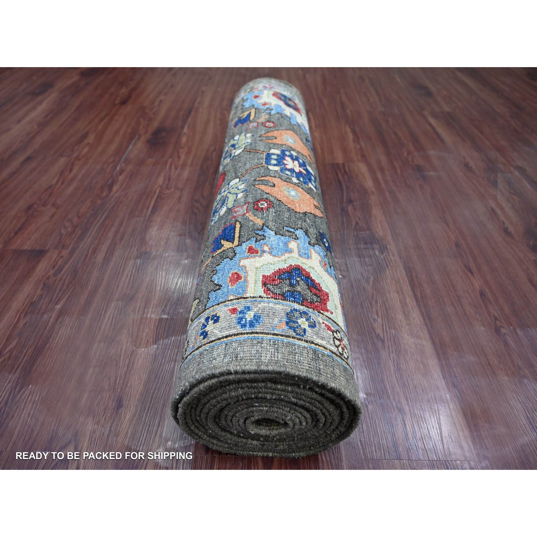 Tribal-Geometric-Hand-Knotted-Rug-106350