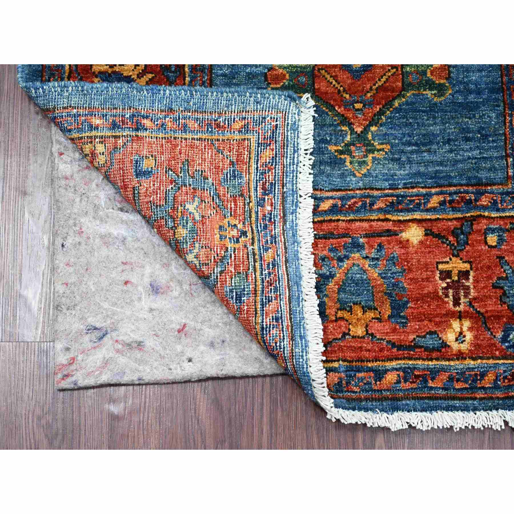 Tribal-Geometric-Hand-Knotted-Rug-106365