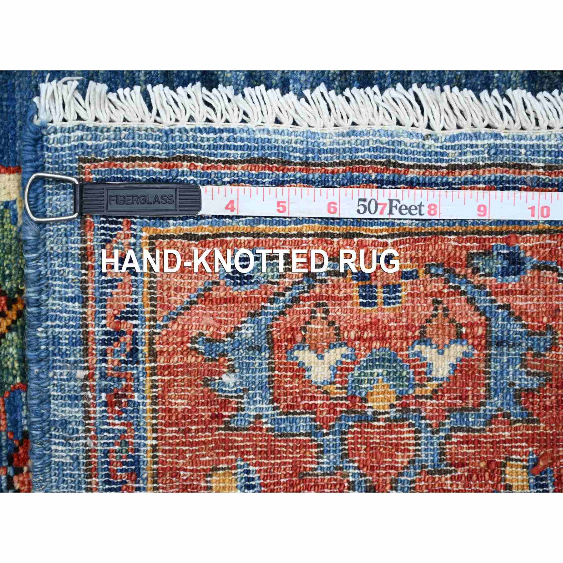 Tribal-Geometric-Hand-Knotted-Rug-106365