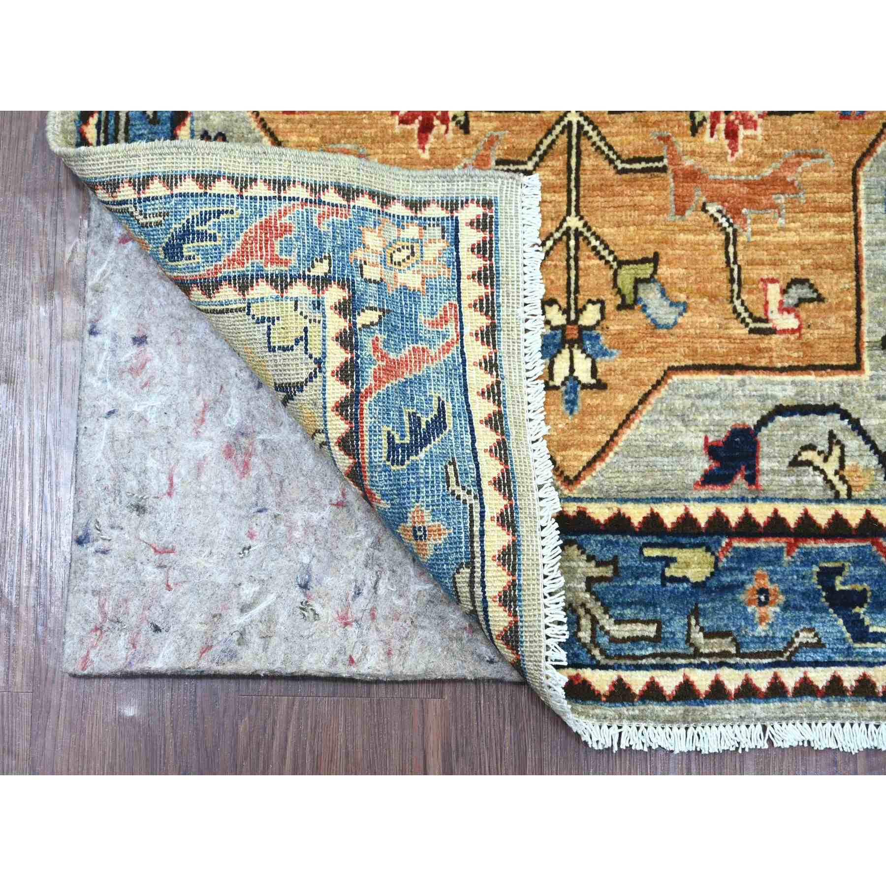Tribal-Geometric-Hand-Knotted-Rug-106370