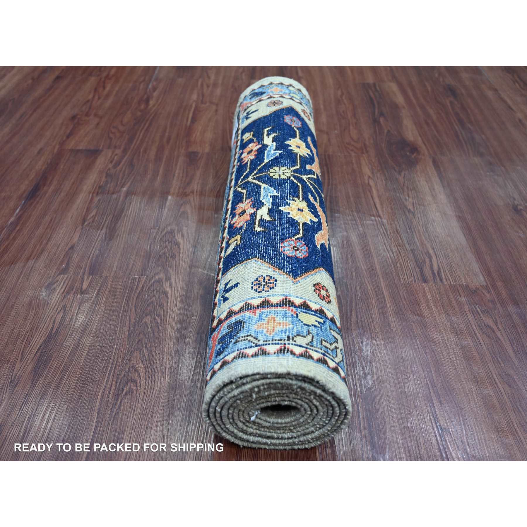 Tribal-Geometric-Hand-Knotted-Rug-106370