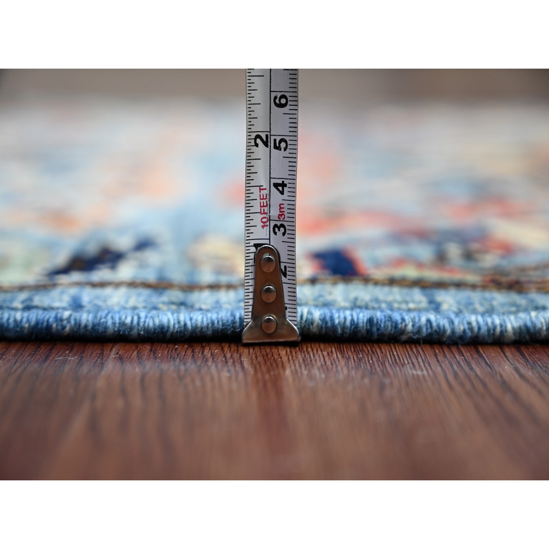 Tribal-Geometric-Hand-Knotted-Rug-106375