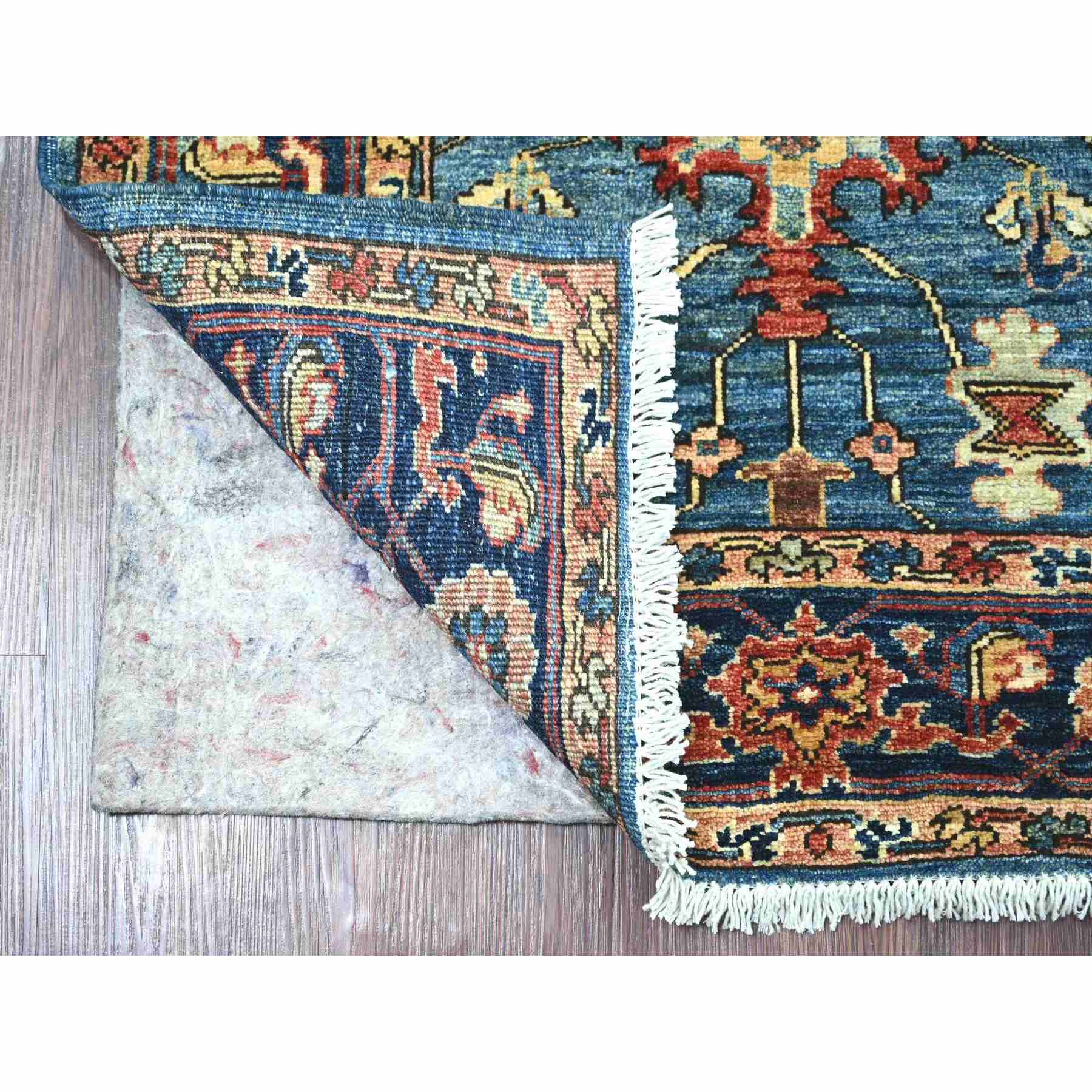 Tribal-Geometric-Hand-Knotted-Rug-106385