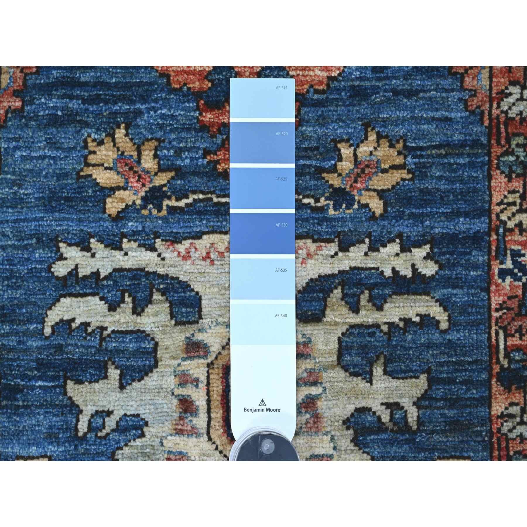 Tribal-Geometric-Hand-Knotted-Rug-106385