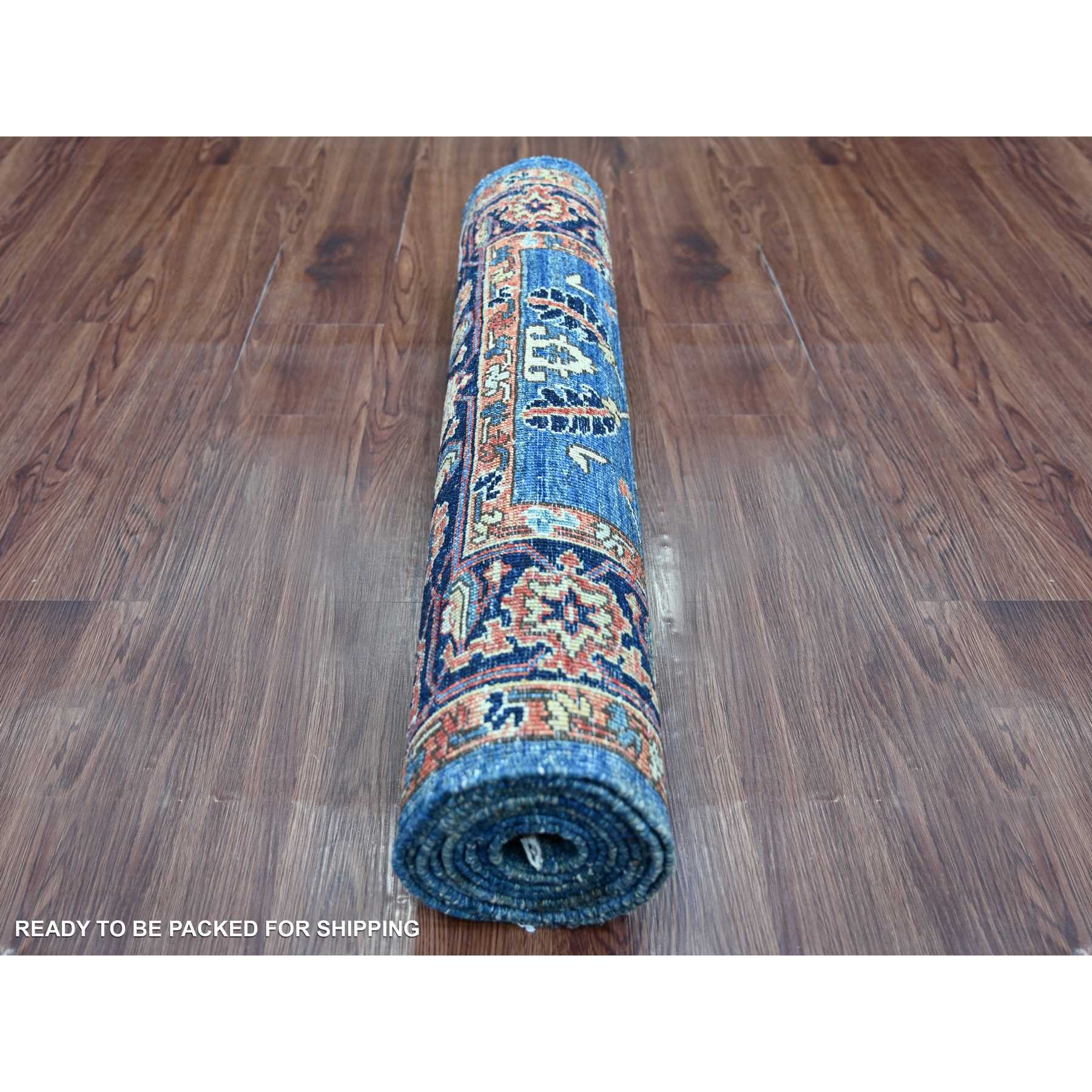 Tribal-Geometric-Hand-Knotted-Rug-106385