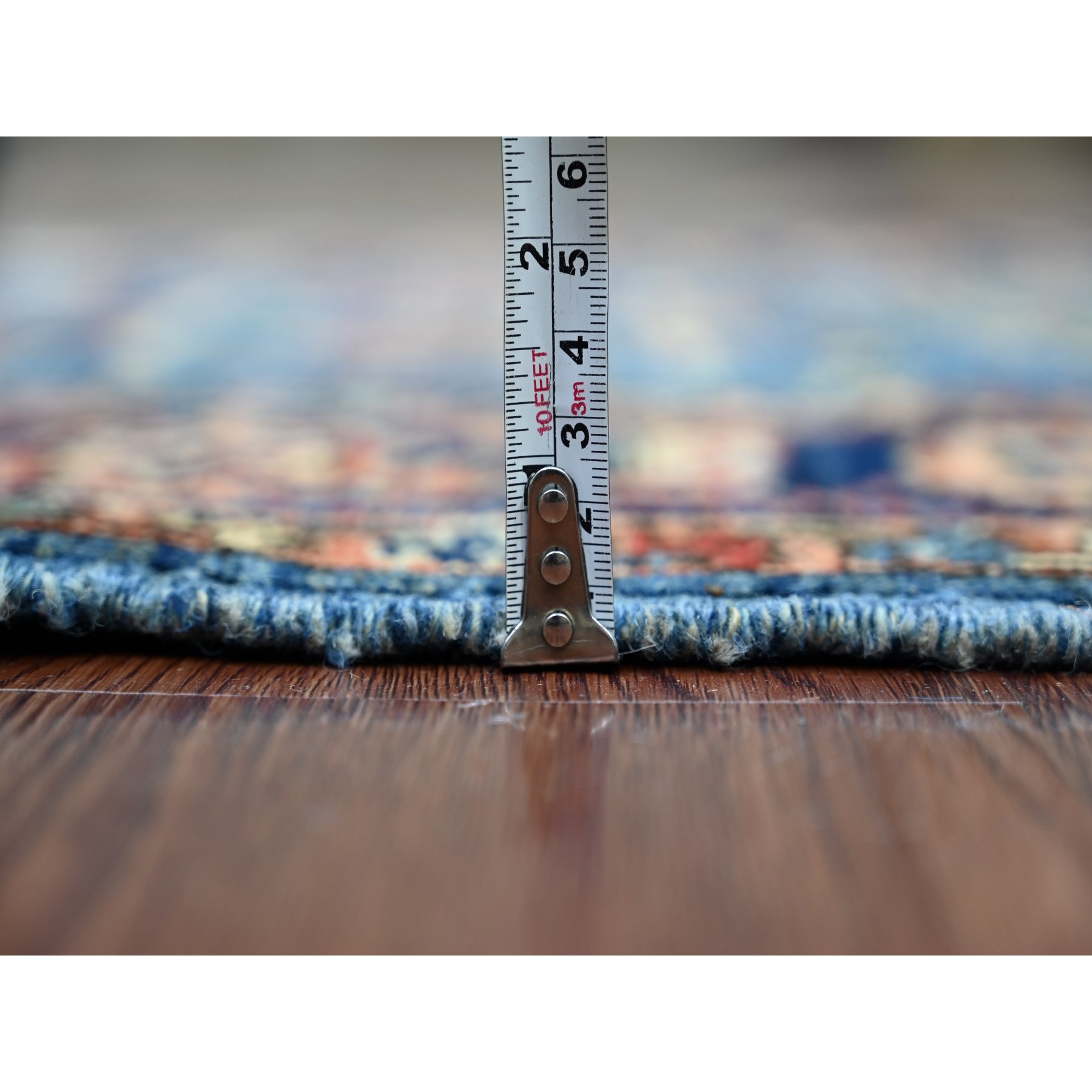 Tribal-Geometric-Hand-Knotted-Rug-106385