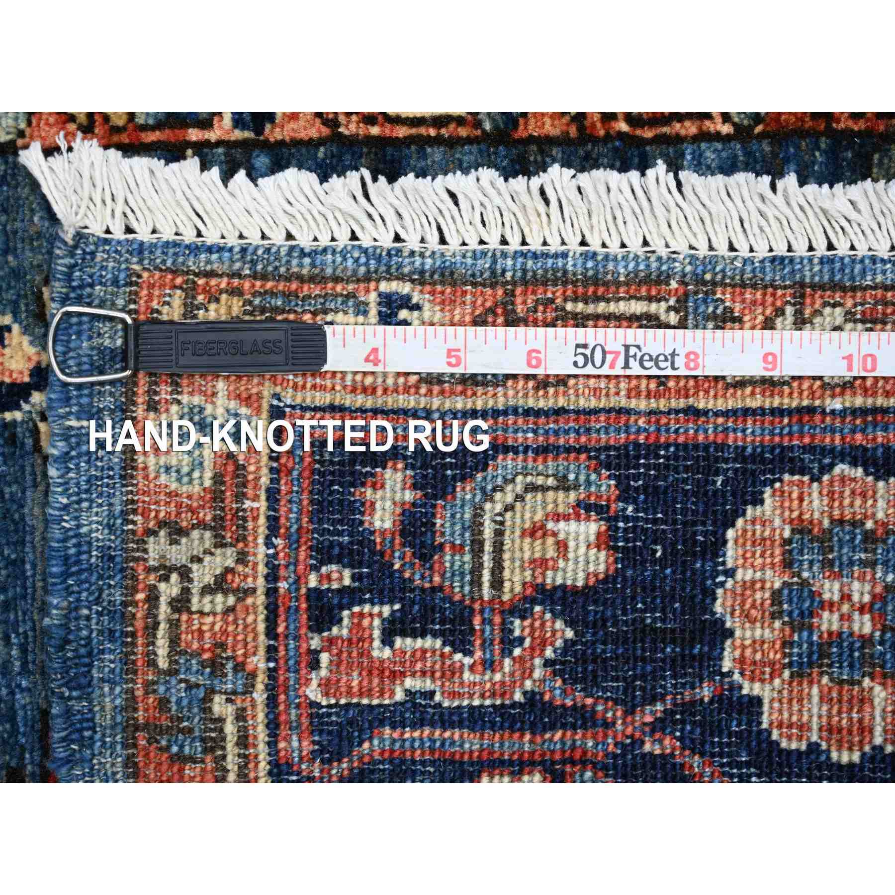 Tribal-Geometric-Hand-Knotted-Rug-106385