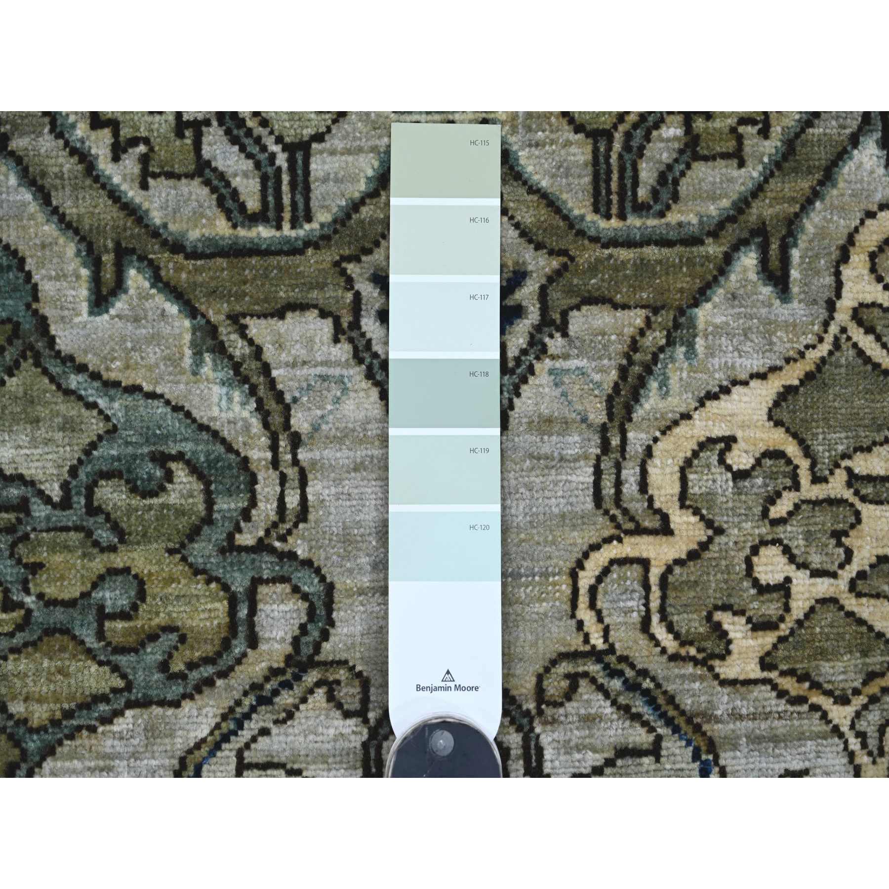 Tribal-Geometric-Hand-Knotted-Rug-106400