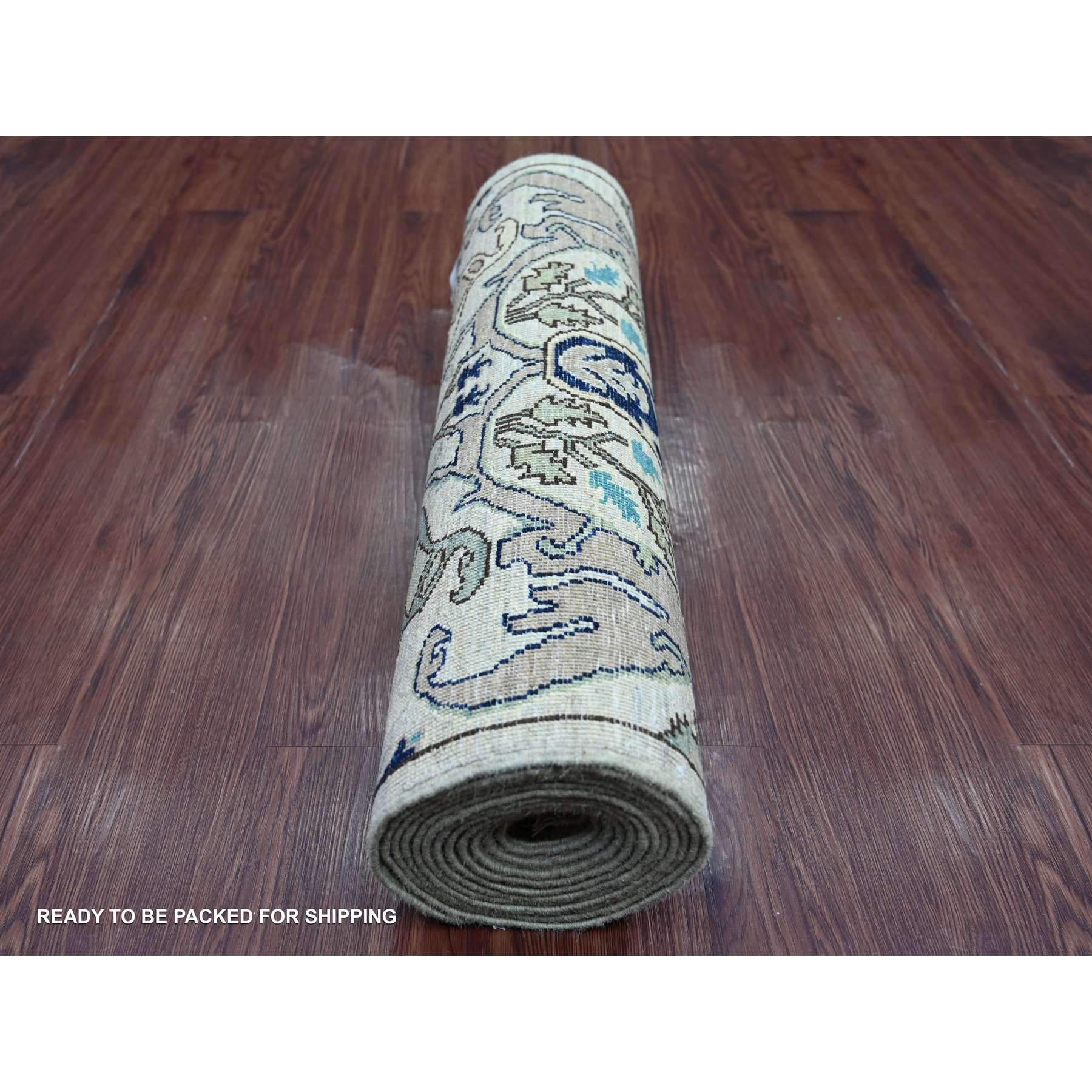 Tribal-Geometric-Hand-Knotted-Rug-106400