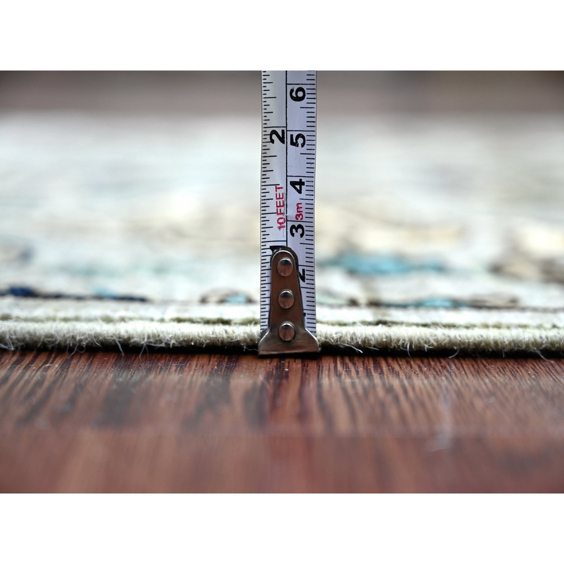 Tribal-Geometric-Hand-Knotted-Rug-106400