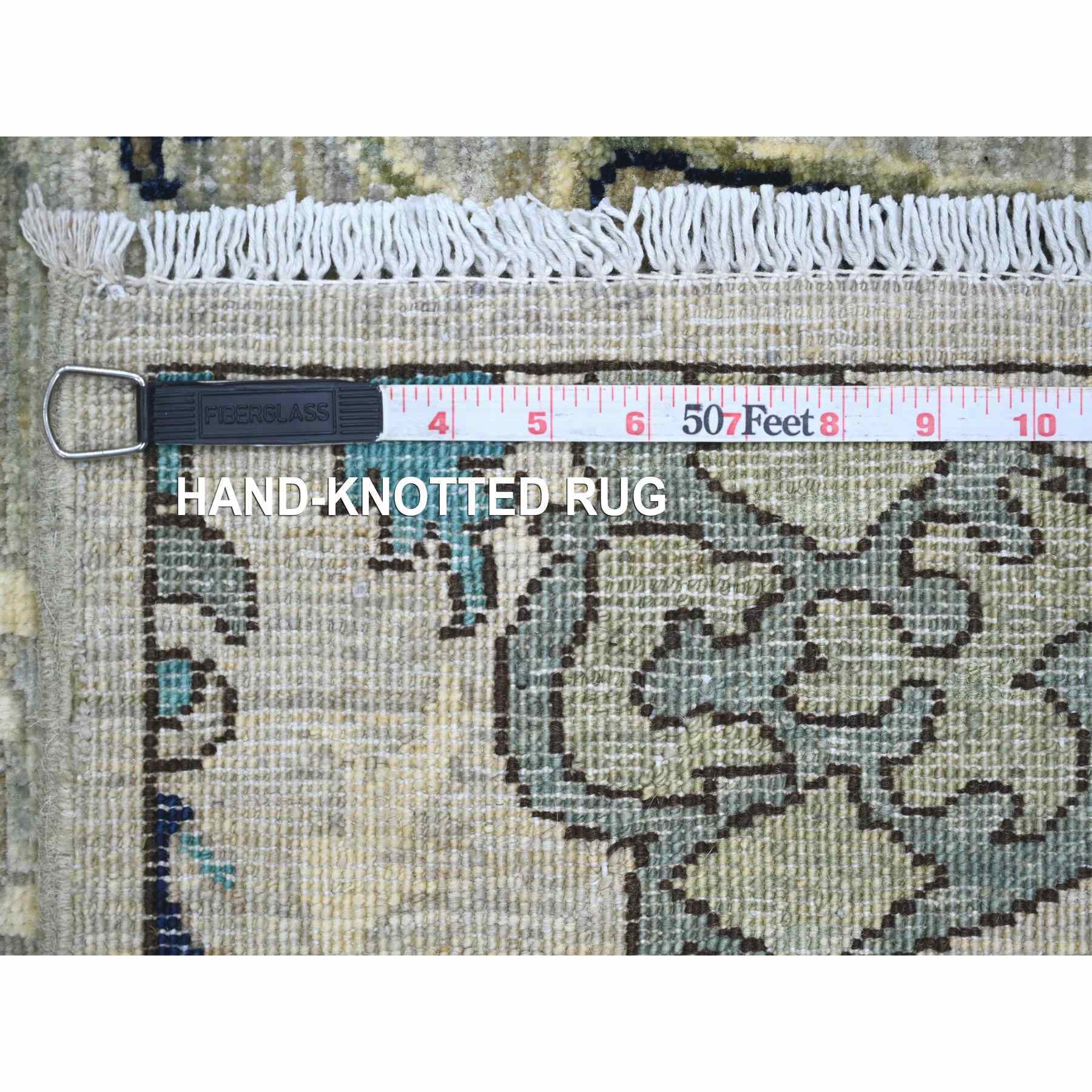 Tribal-Geometric-Hand-Knotted-Rug-106400