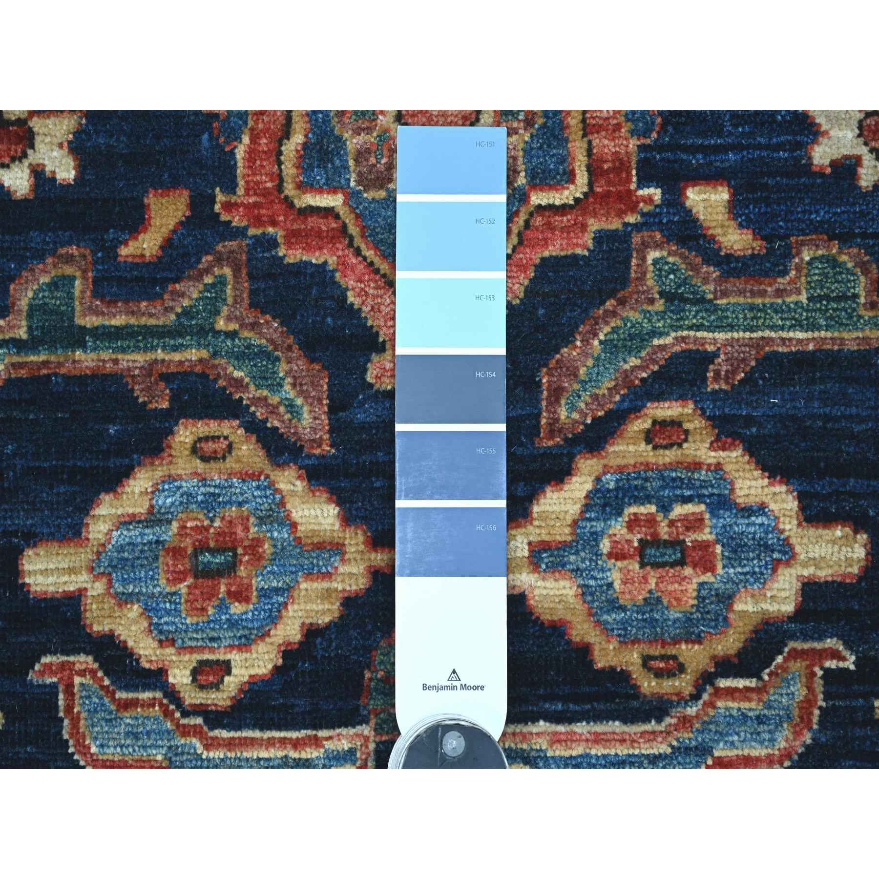 Tribal-Geometric-Hand-Knotted-Rug-106415
