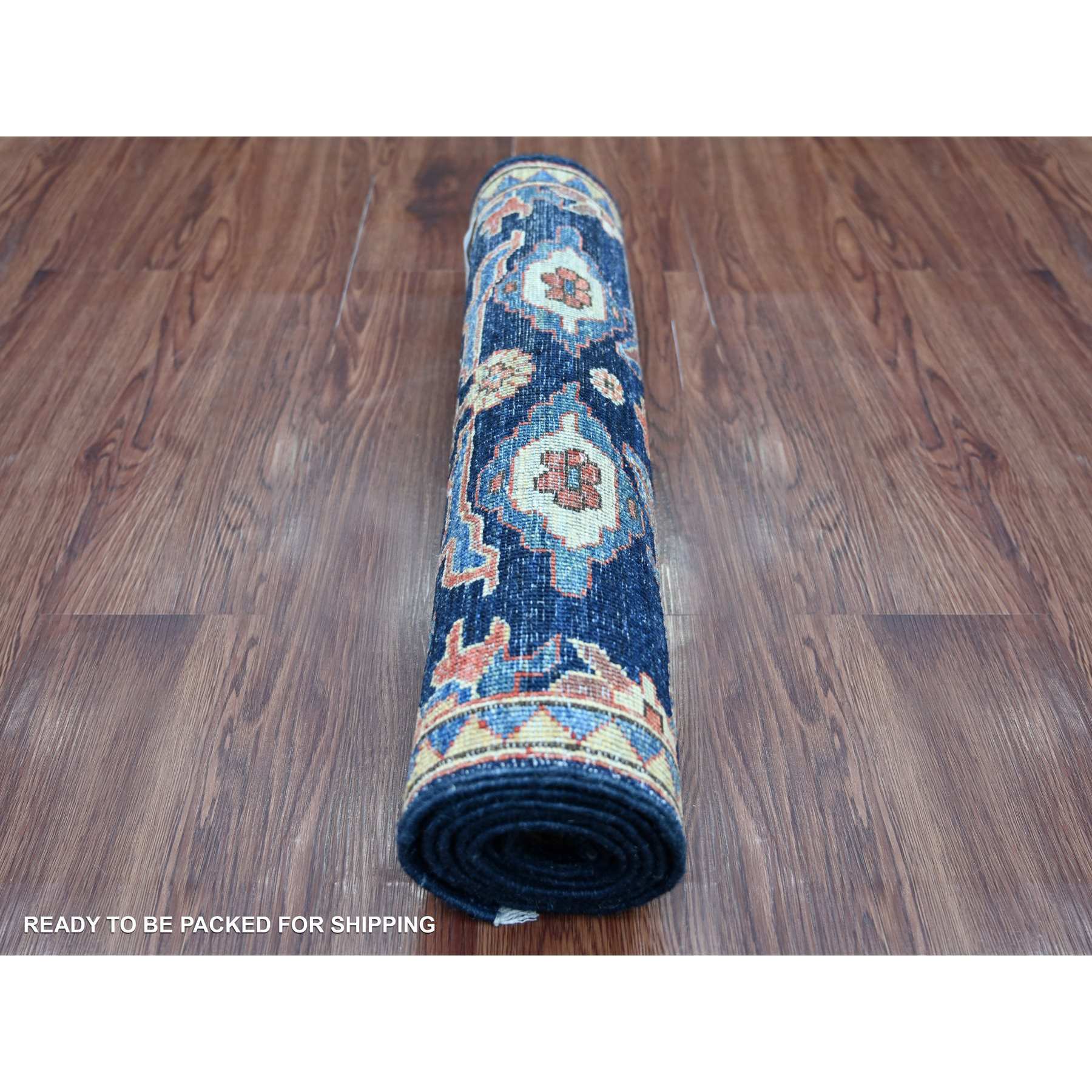 Tribal-Geometric-Hand-Knotted-Rug-106415